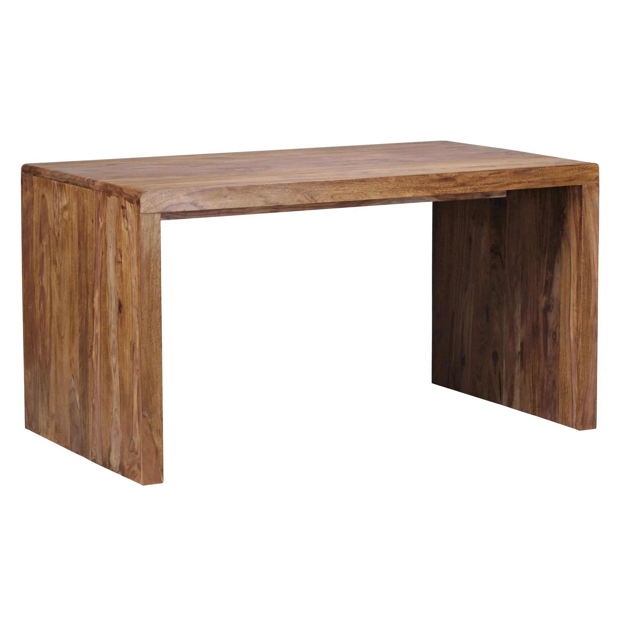 tinkaro Schreibtisch rechteckig FINJA Massivholz Sheesham Konsole Braun tinkaro Schreibtisch rechteckig FINJA Massivholz Sheesham Konsole Braun