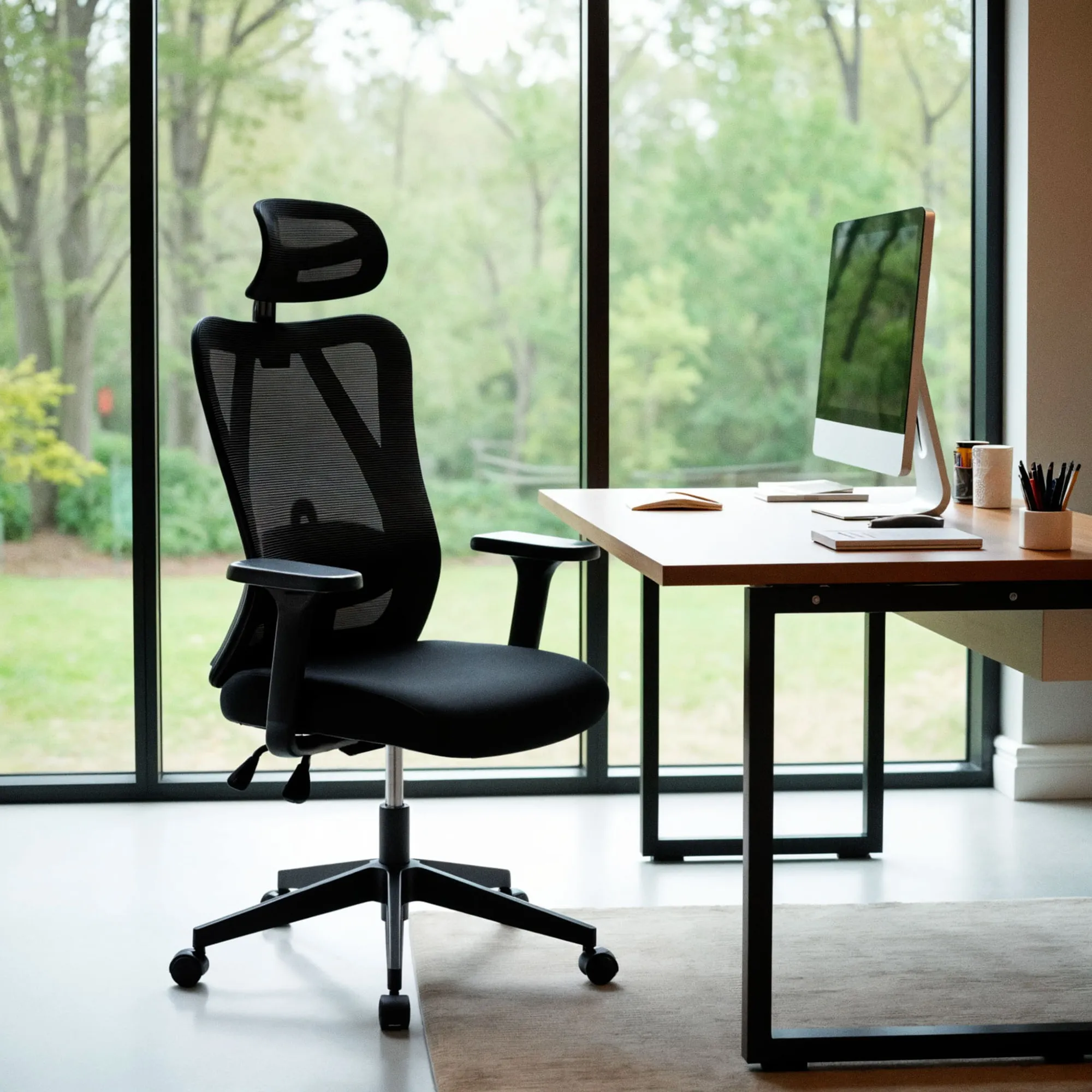 Bürostuhl Elisha 113x66x59 cm schwarz