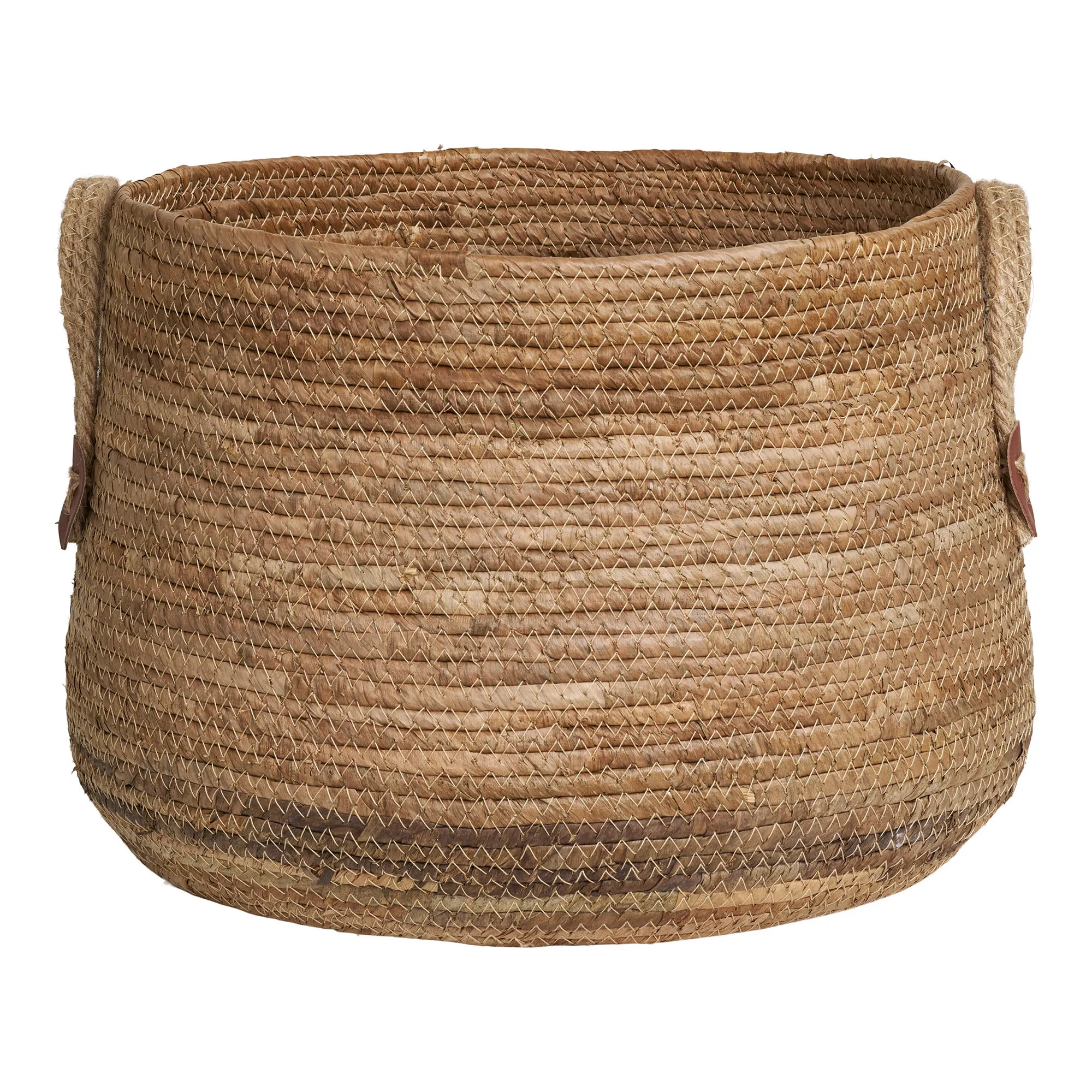 tinkaro Aosta Körbe Set aus Bananenblatt 30,5/39 cm Natur