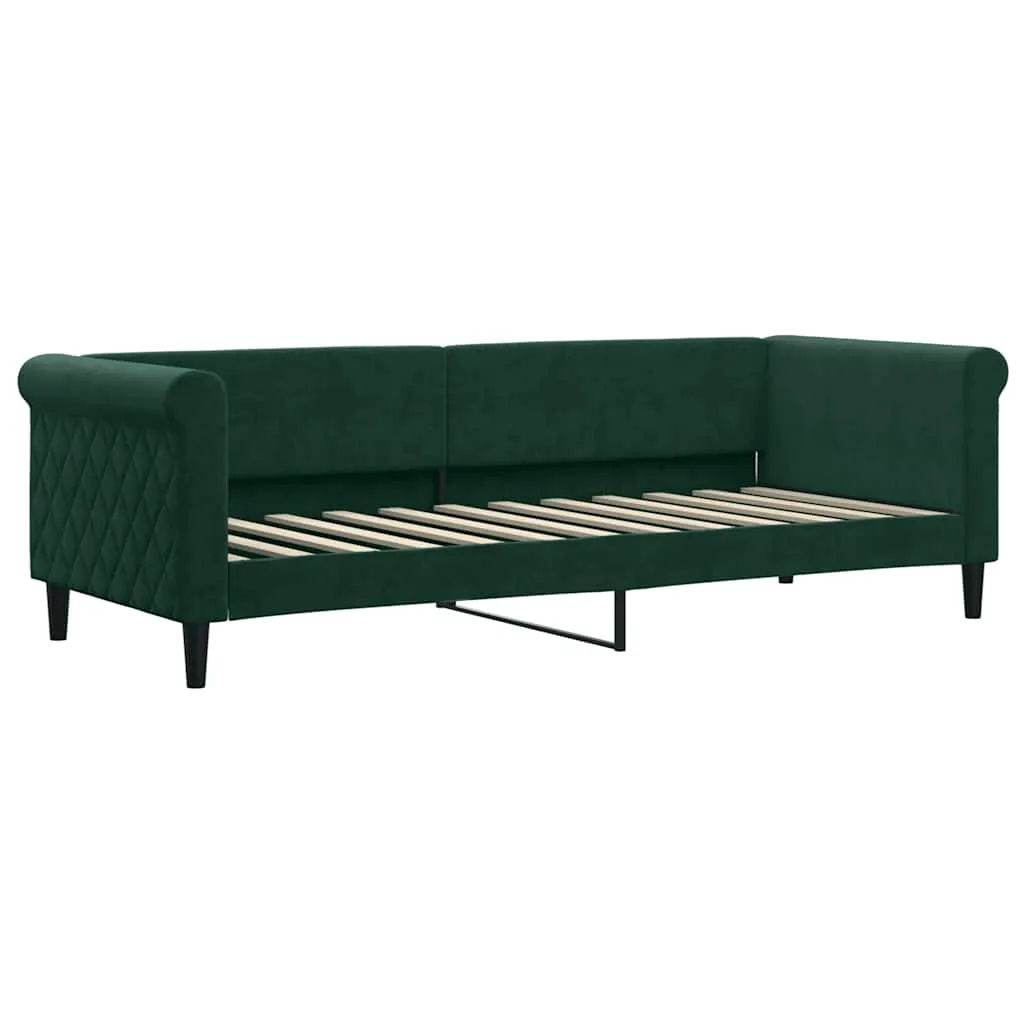 Tagesbett Dunkelgrün 80x200 cm Samt