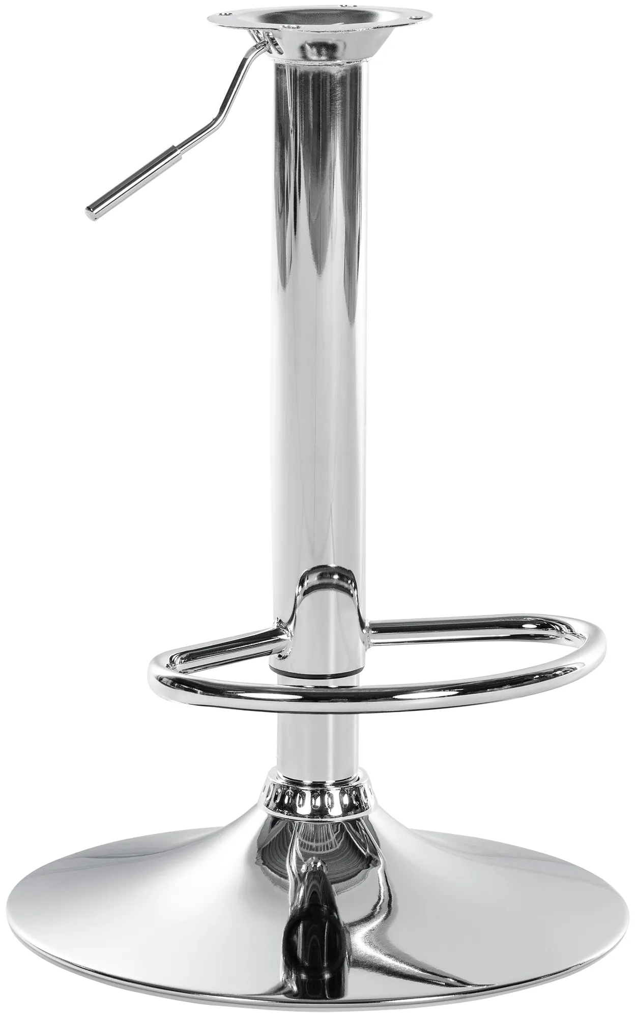 Barhocker-Gestell XL 57-77 cm Chrom