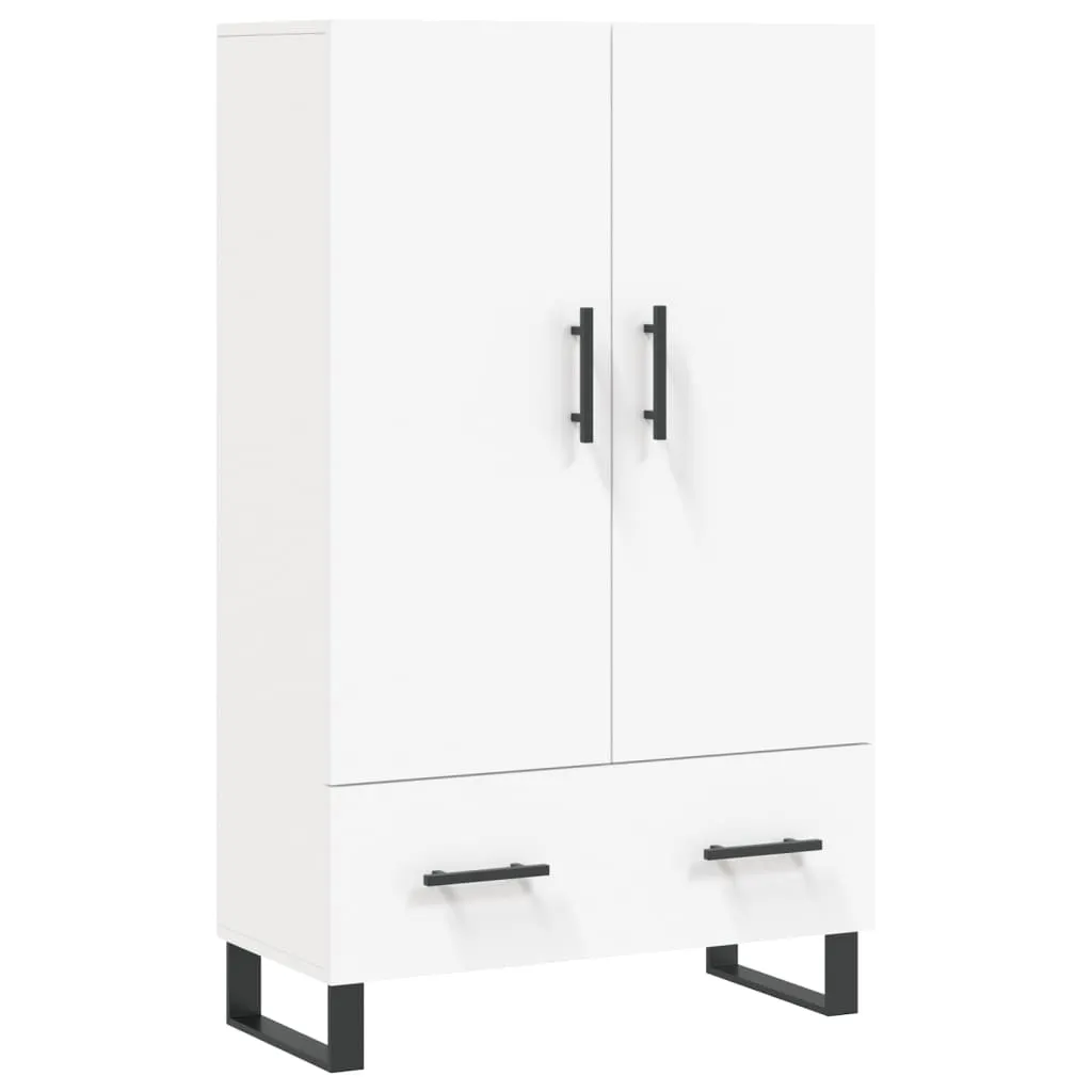 Highboard Weiß 69,5x31x115 cm Holzwerkstoff