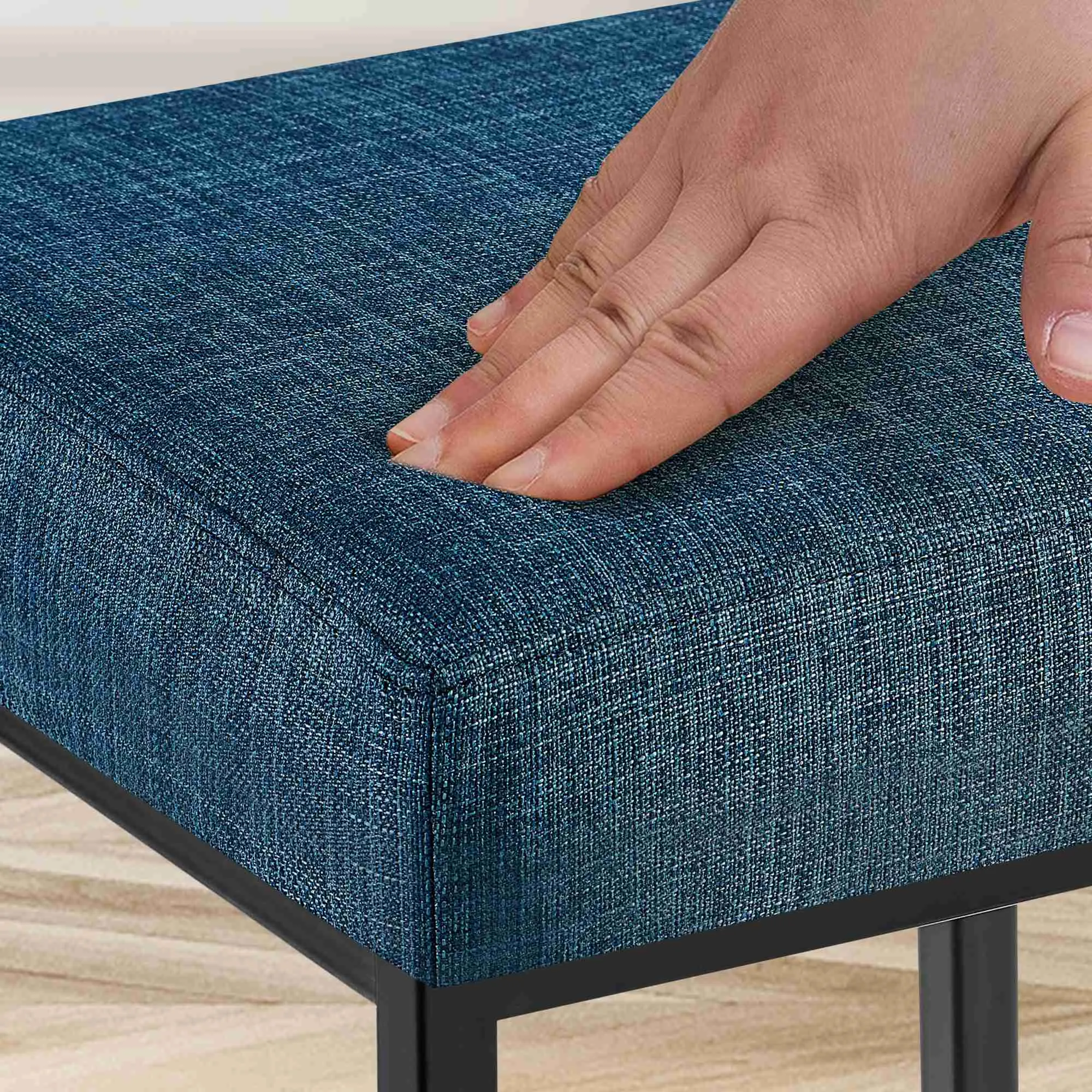 Barhocker Montreal Set 37x37x78 cm Blau