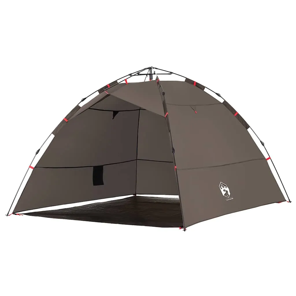 Angelzelt Campingzelt Braun 260 x 246 x 180 cm wasserdicht