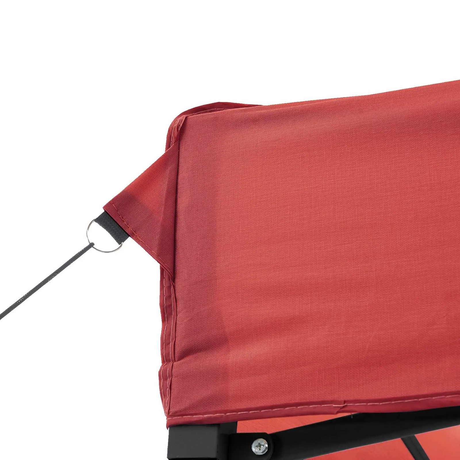 Elegantes Partyzelt 200 x 200 x 306 cm in Bordeauxrot