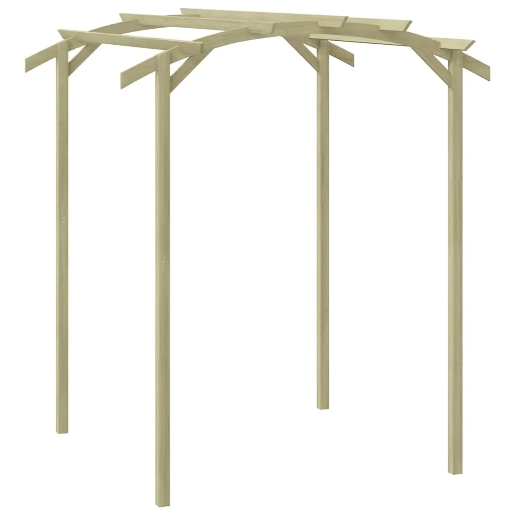 Gartenpergola aus kesseldruckimprägniertem Massivholz 180x197x210 cm grün