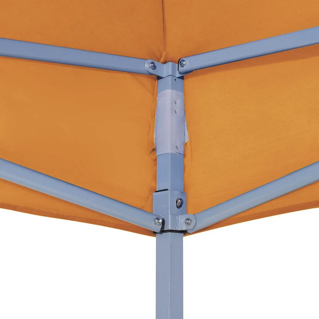 Partyzeltdach Orange 4,3 x 2,9 x 1 m - UV- und wasserbeständig