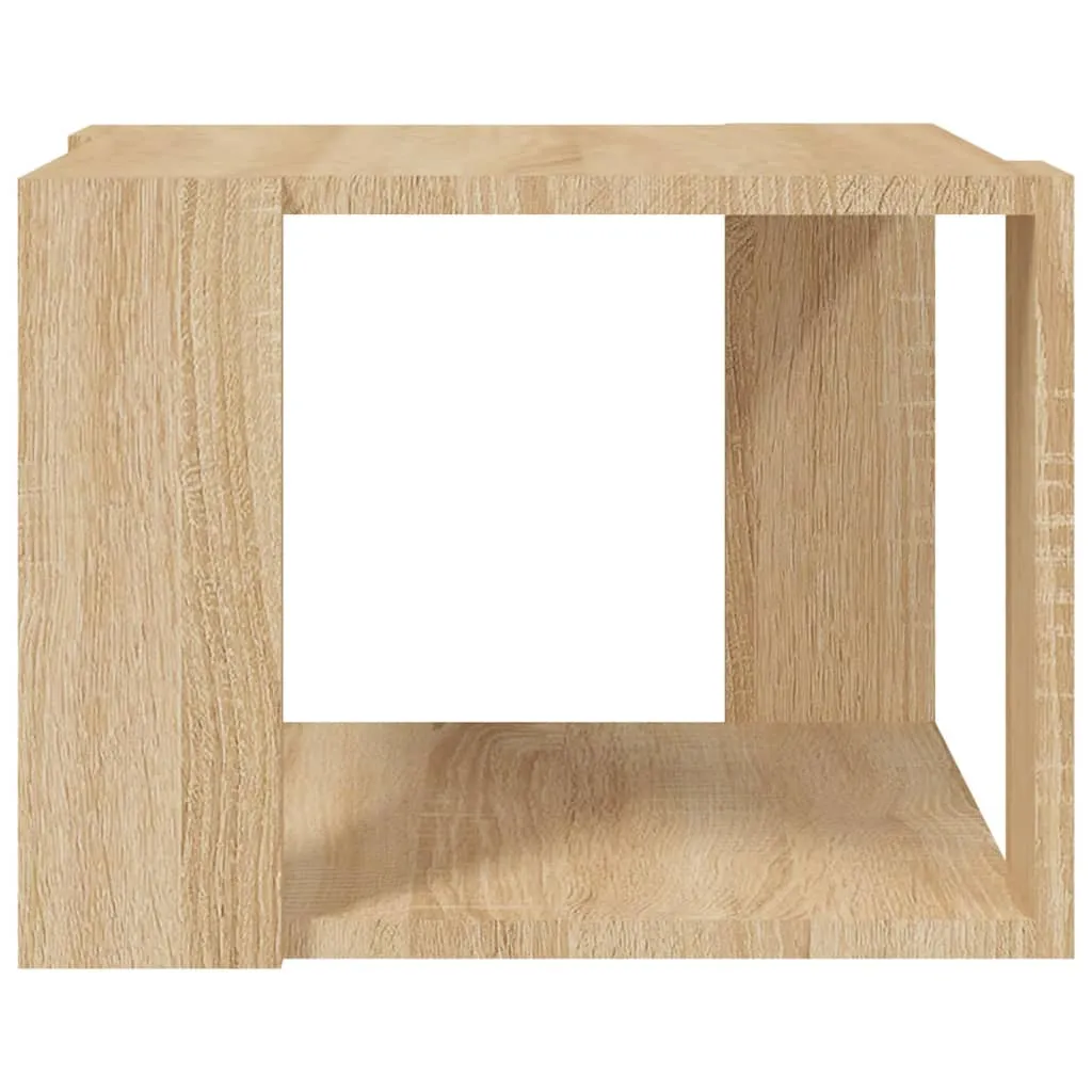 Moderner Couchtisch 40x40x30 cm in Sonoma-Eiche