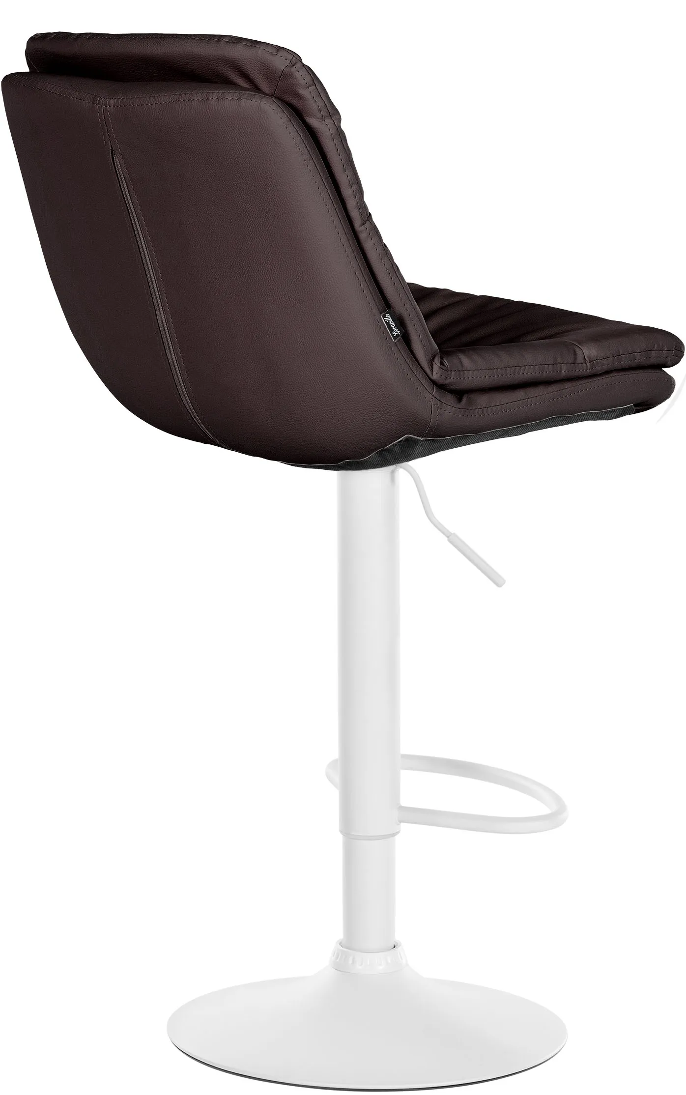 Barhocker Laurel Kunstleder 46x54x92-113 cm braun
