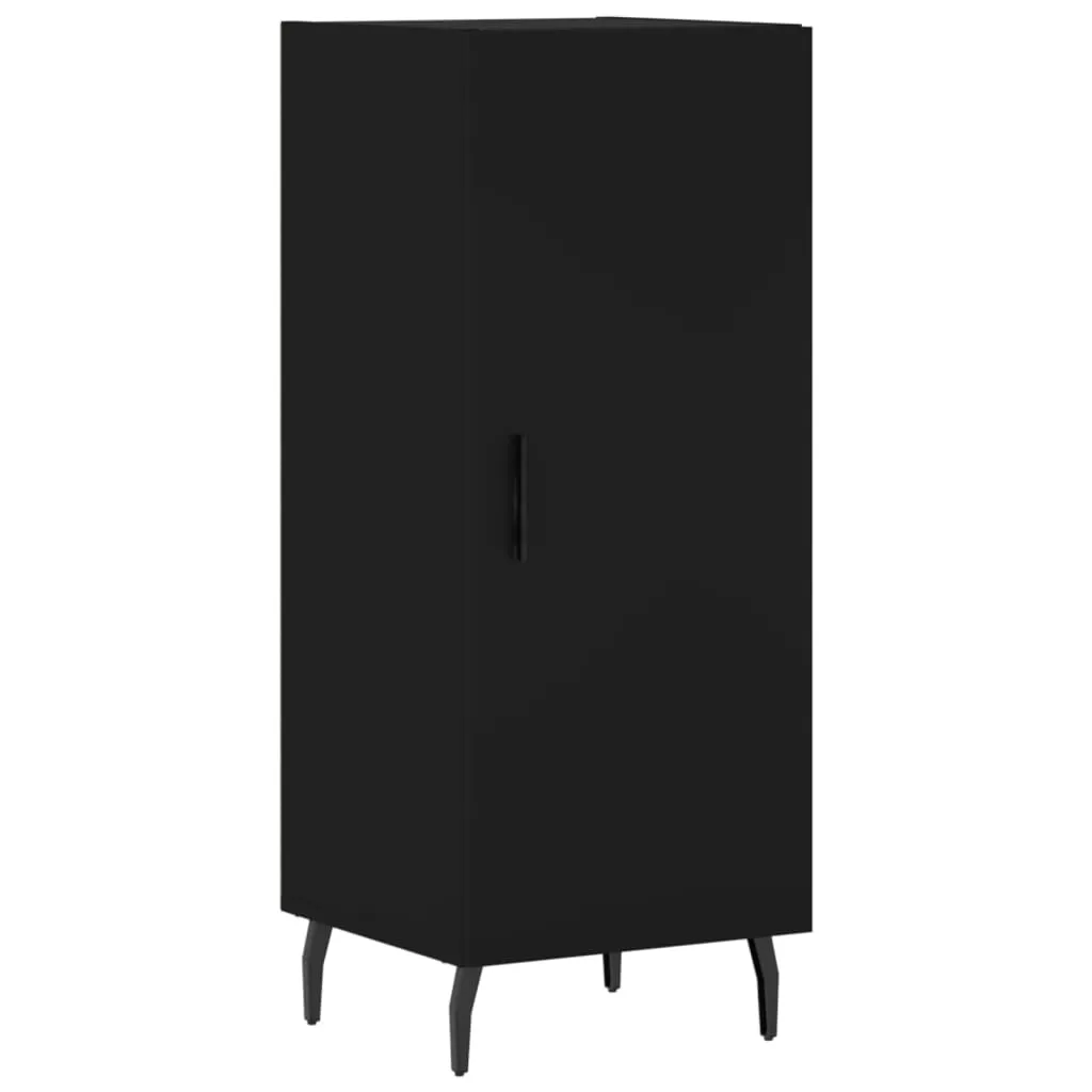 Sideboard Schwarz 34,5x34x90 cm Holzwerkstoff Sideboard Schwarz 34,5x34x90 cm Holzwerkstoff