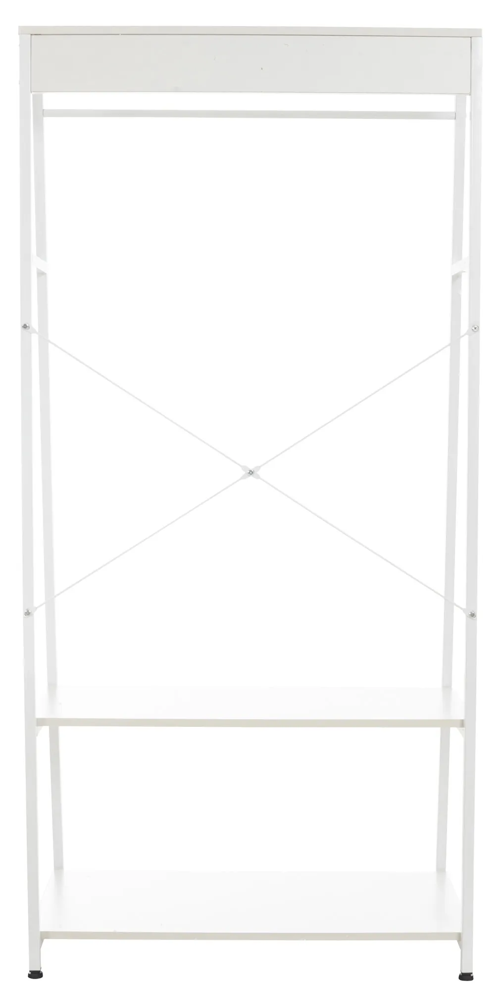 Kleiderständer Luton 167x80x44 cm weiß