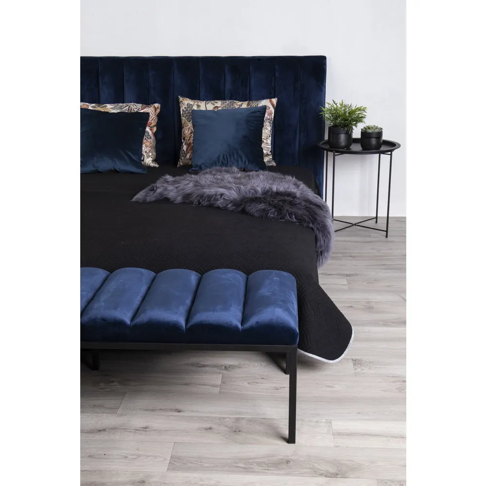 tinkaro Bastia Beistelltisch Stahl ø47x50 cm Schwarz