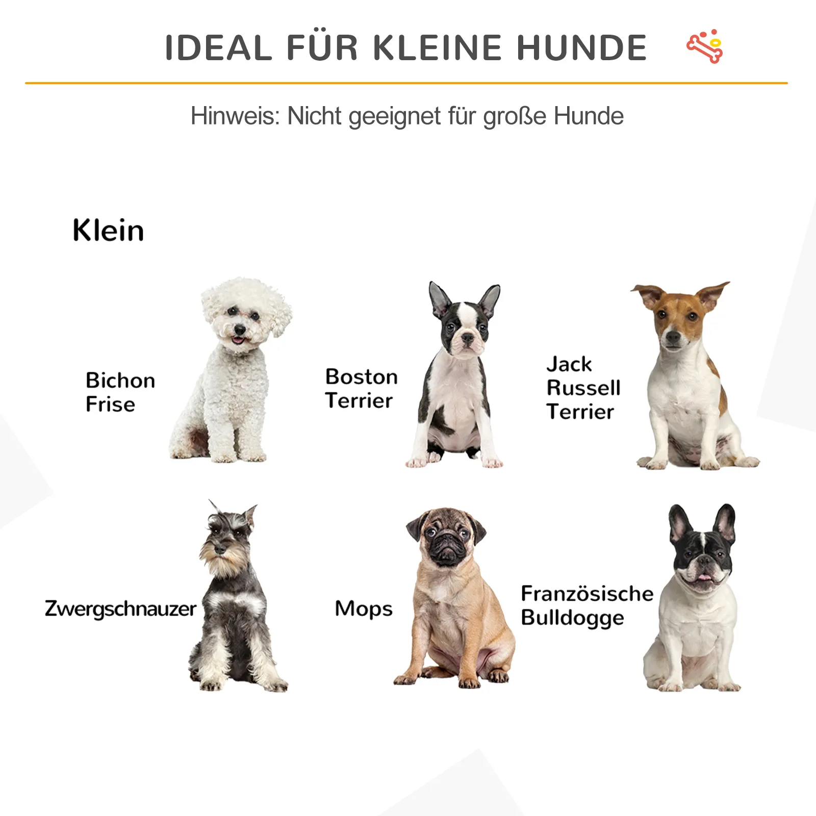 Hunde-Absperrgitter 154,5L x 29,5B x 61H cm in Weiß