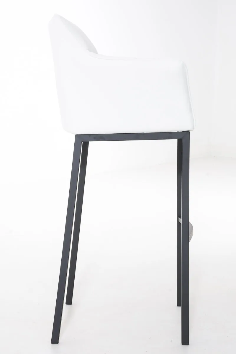 Barhocker Damaso 110x64x48 cm weiß