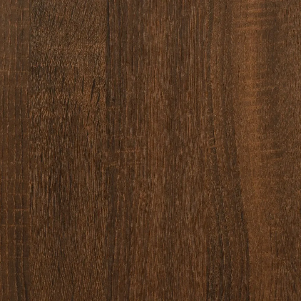 Schminktisch mit Spiegel Braun Eichen-Optik 90x50x132,5 cm