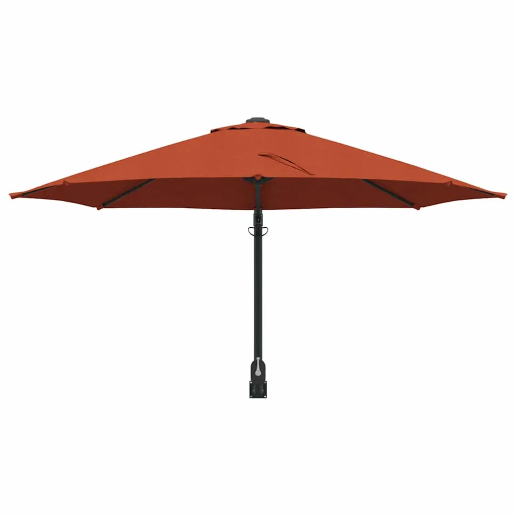 Garten-Sonnenschirm Terrakotta 248 x 248 x 148 cm