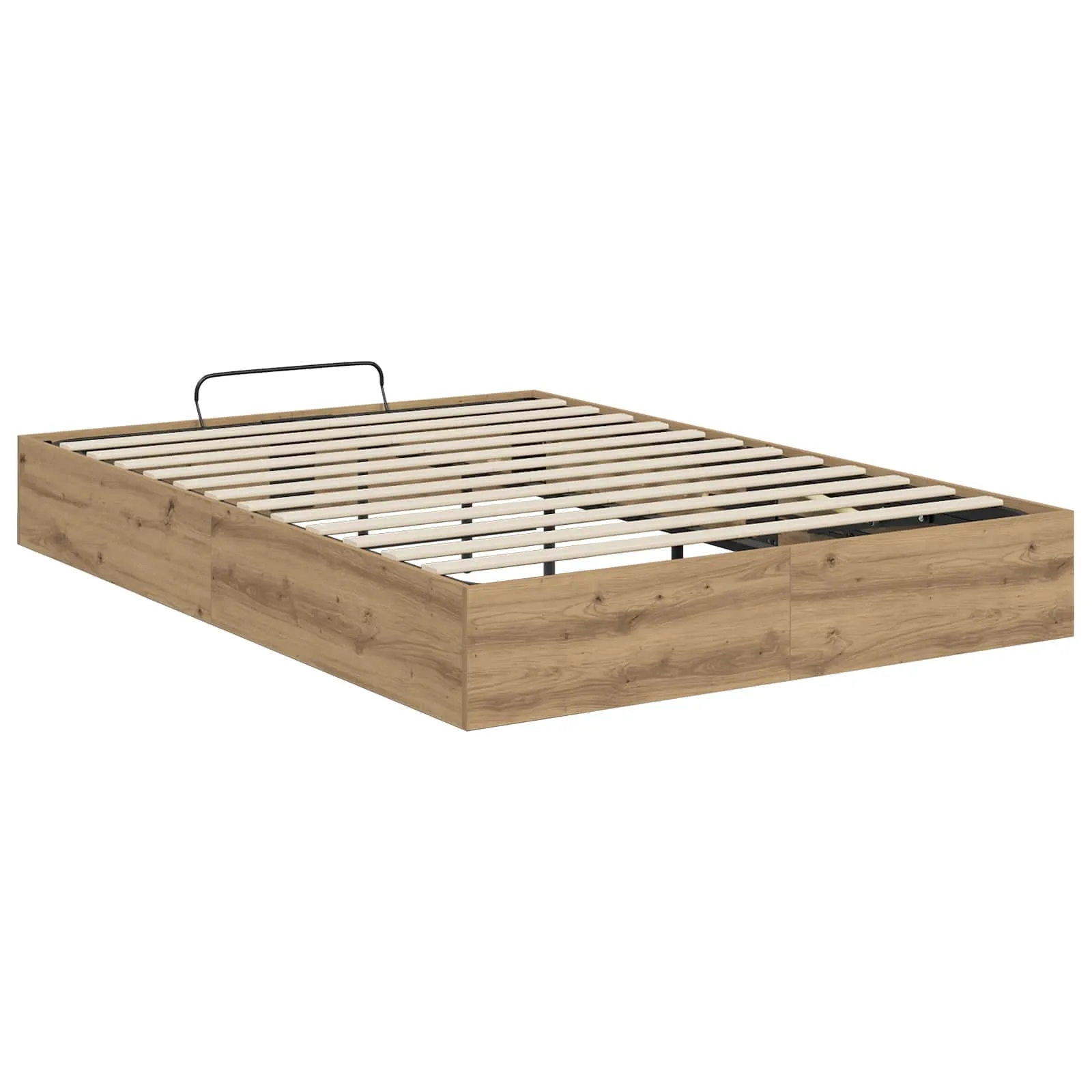 Ottoman Bettgestell 135 x 190 cm Artisan-Eiche