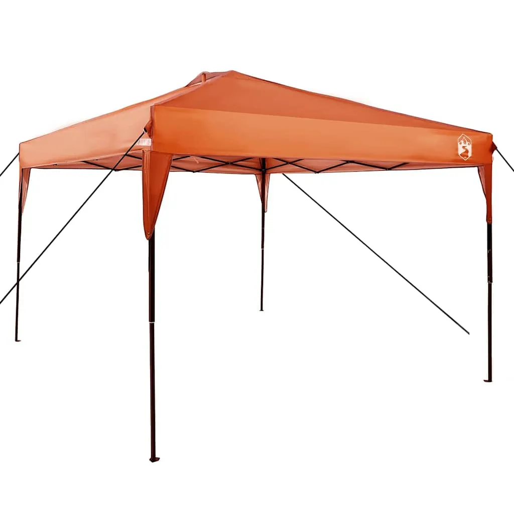Pop-up Pavillon Zelt 290x290x251 cm Orange für Outdoor-Events