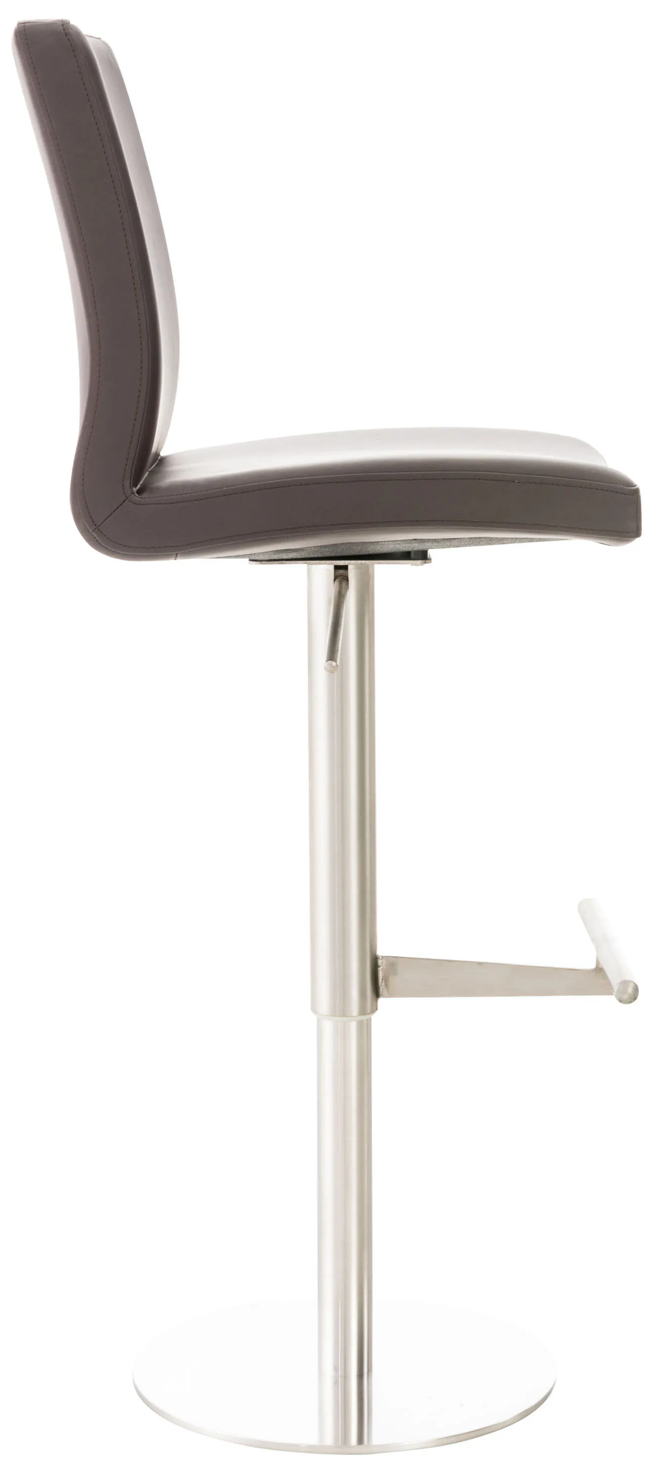 2er Set Barhocker Cadiz 93x40x49 cm braun