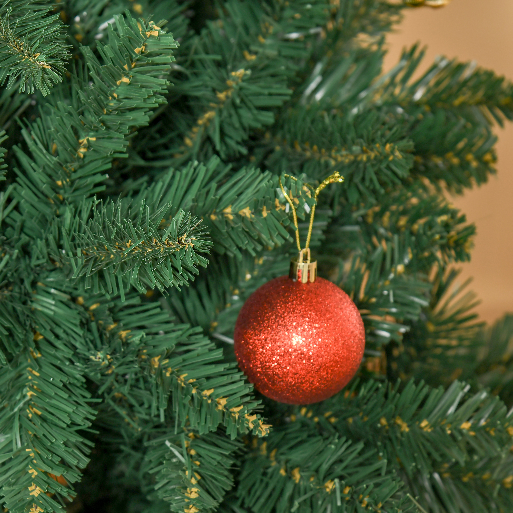 Künstlicher Weihnachtsbaum Kiefer 180 cm mit Metallständer Grün