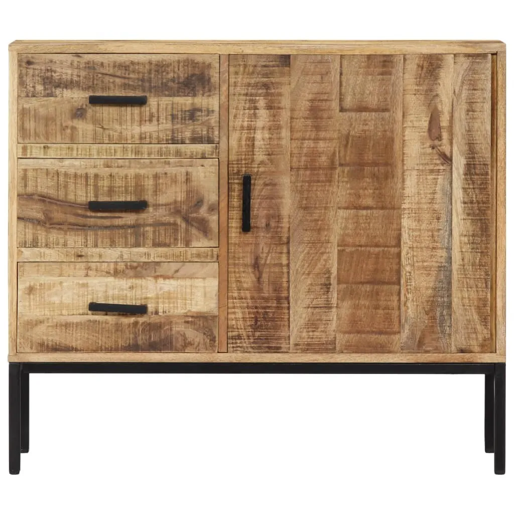 tinkaro Kommode KALA kleine Anrichte Mangoholz modern industrial Stil