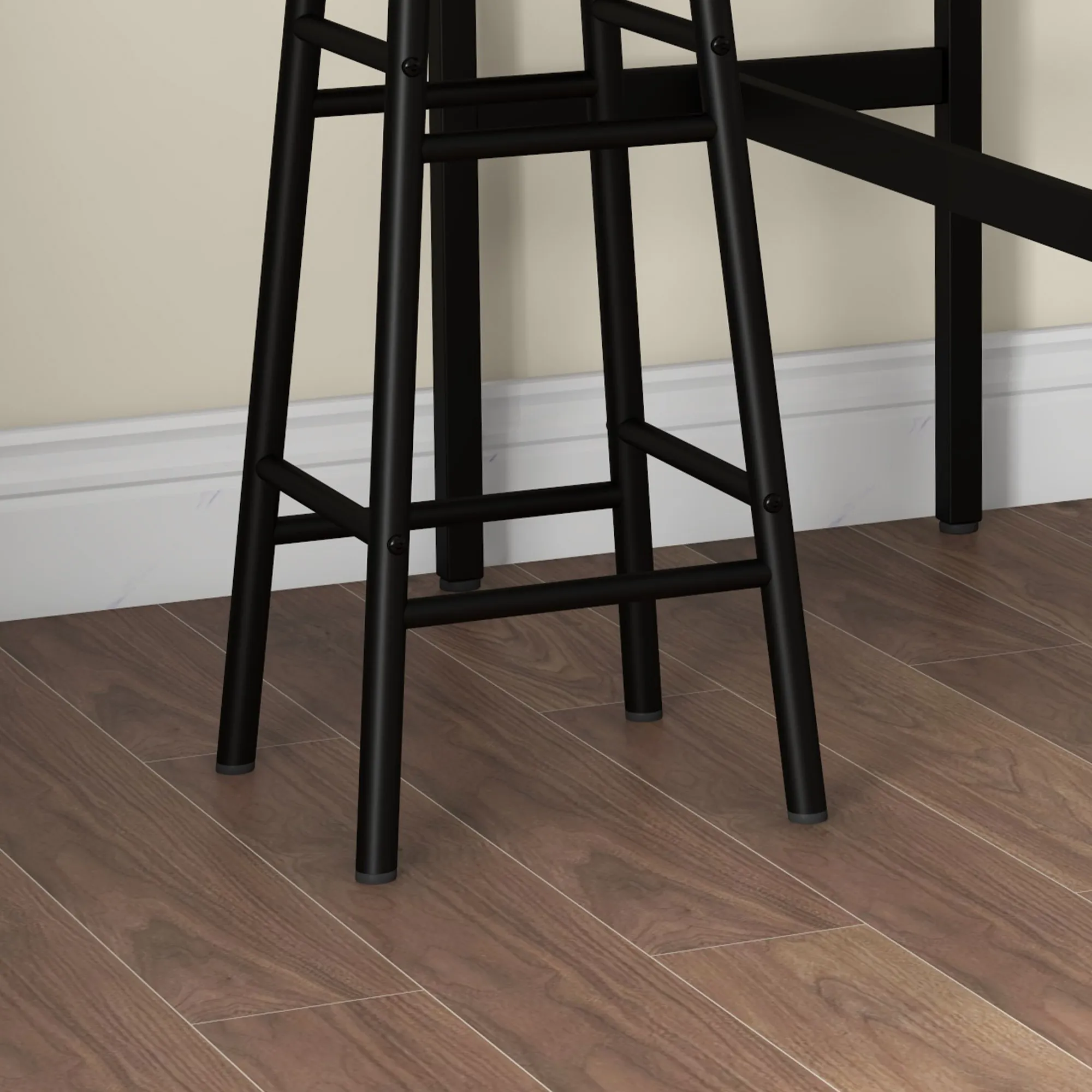 Bartisch-Set für 2 Personen, 105x40x90 cm, Rustikales Braun