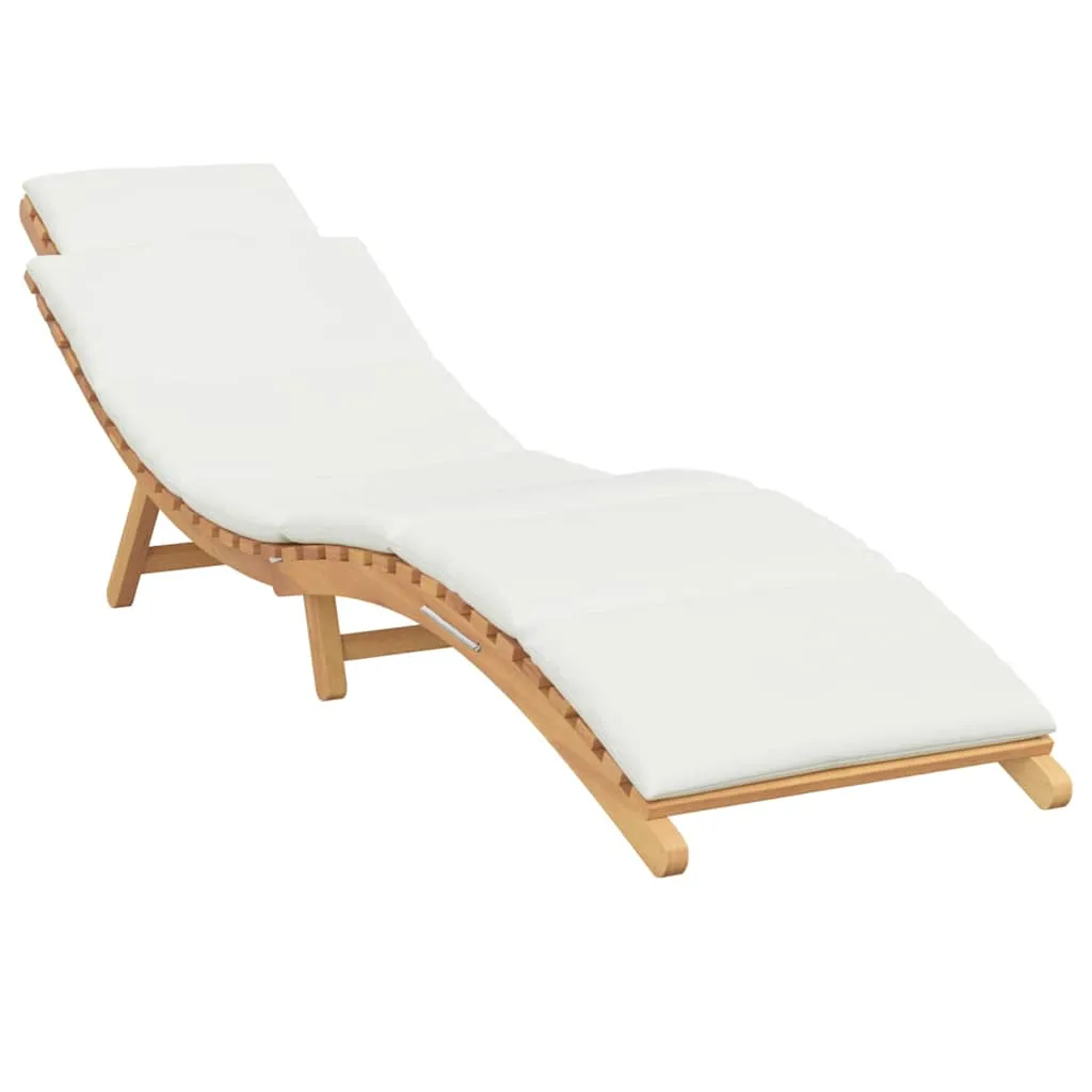 Garten Sonnenliegestuhl Naturholz 198x55x58,5 cm Braun