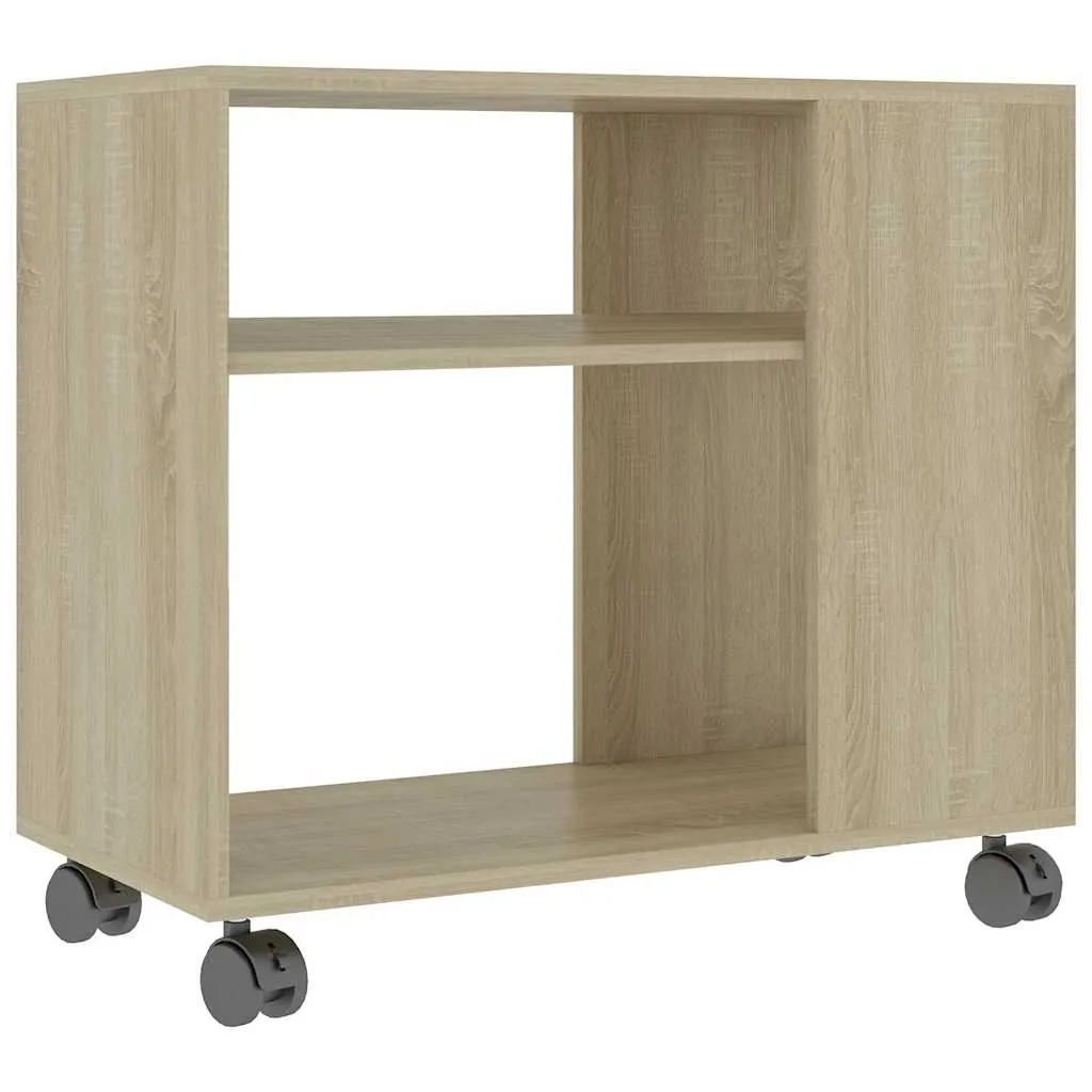 Beistelltisch Sonoma-Eiche 70x35x55 cm aus Holzwerkstoff