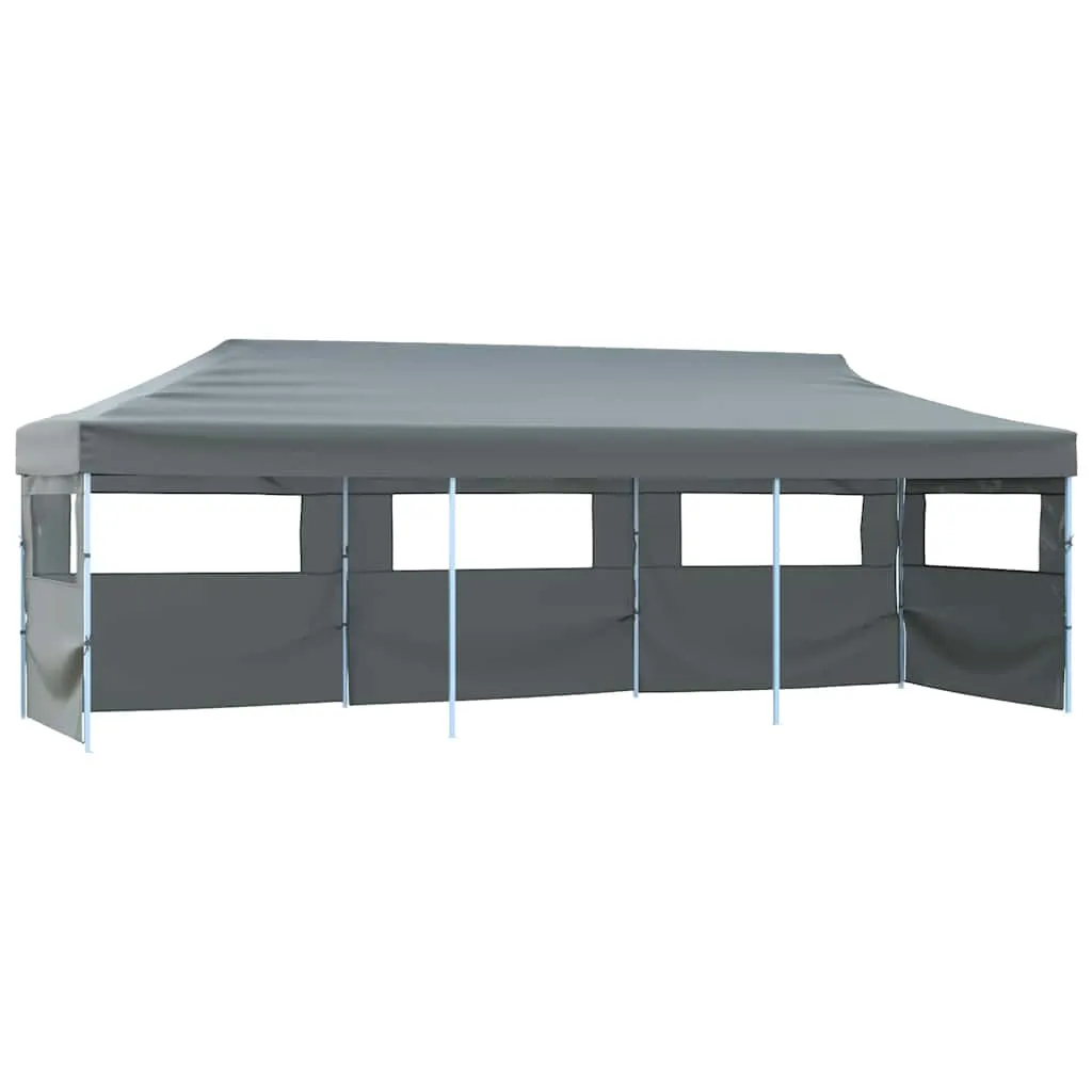 Faltbares Partyzelt Anthrazit 870x291x315 cm mit UV- und Wasserbeständigem Dach