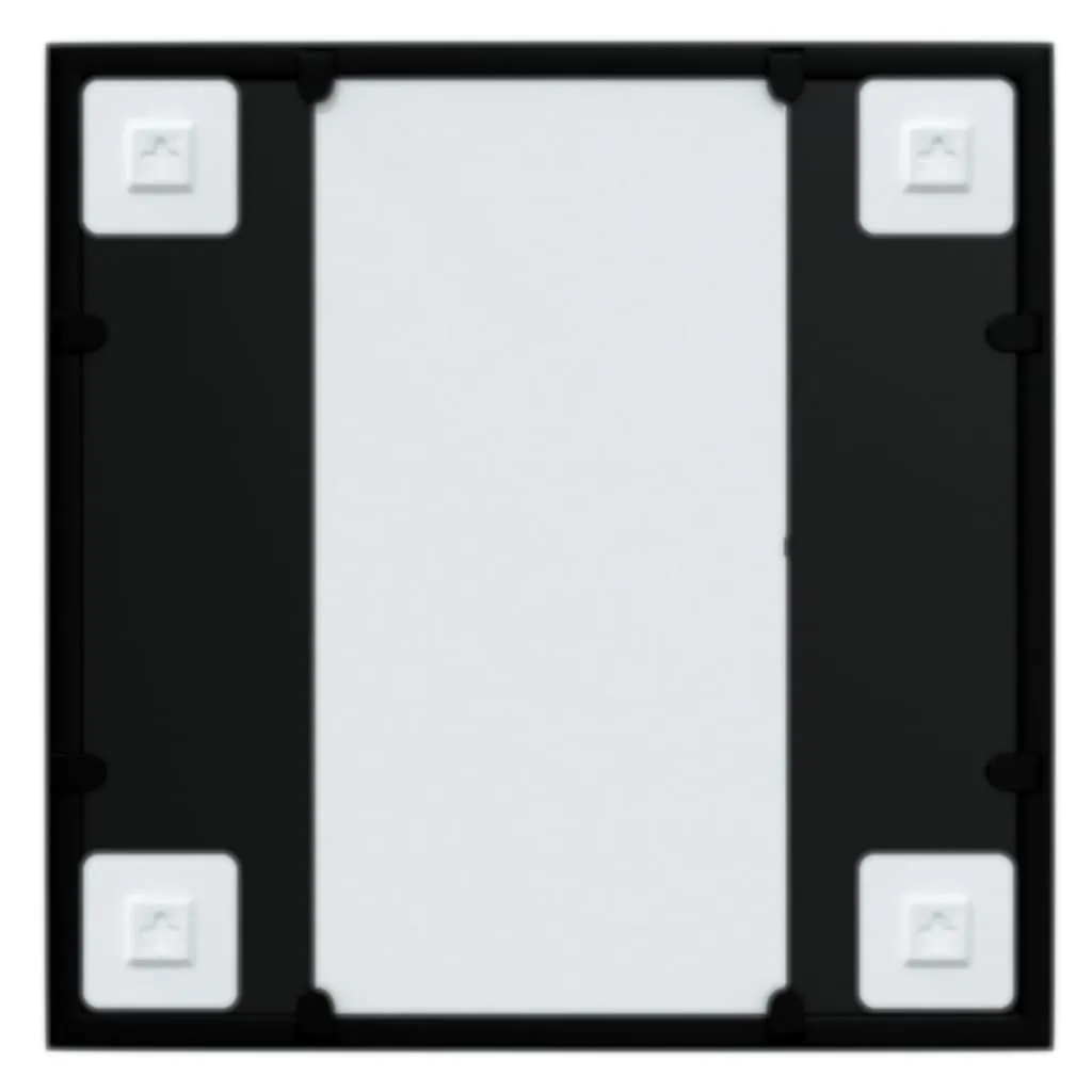 Wandspiegel Schwarz 40x40 cm Metall