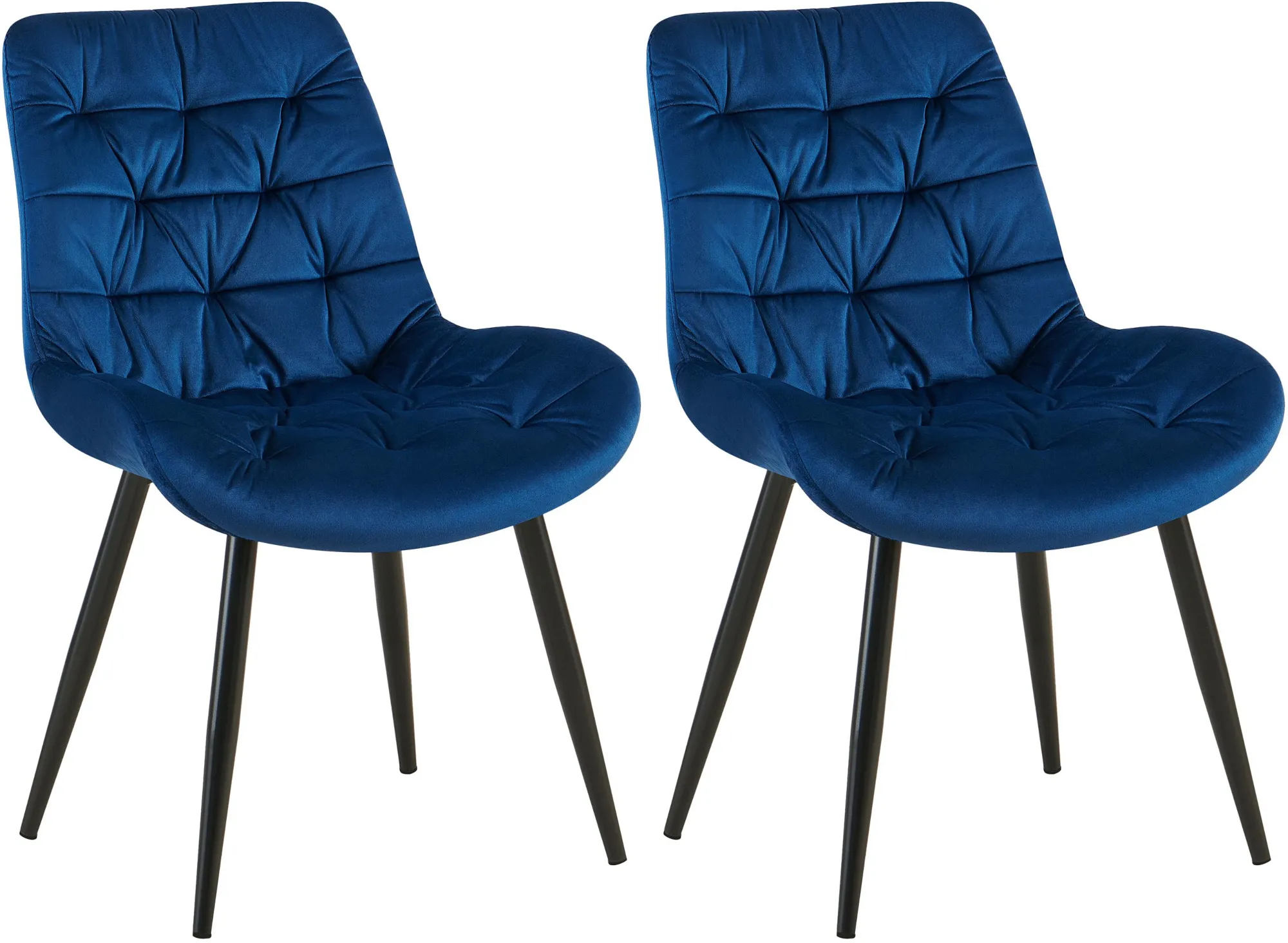 Esszimmerstuhl Rossford 63x56x85 cm dunkelblau