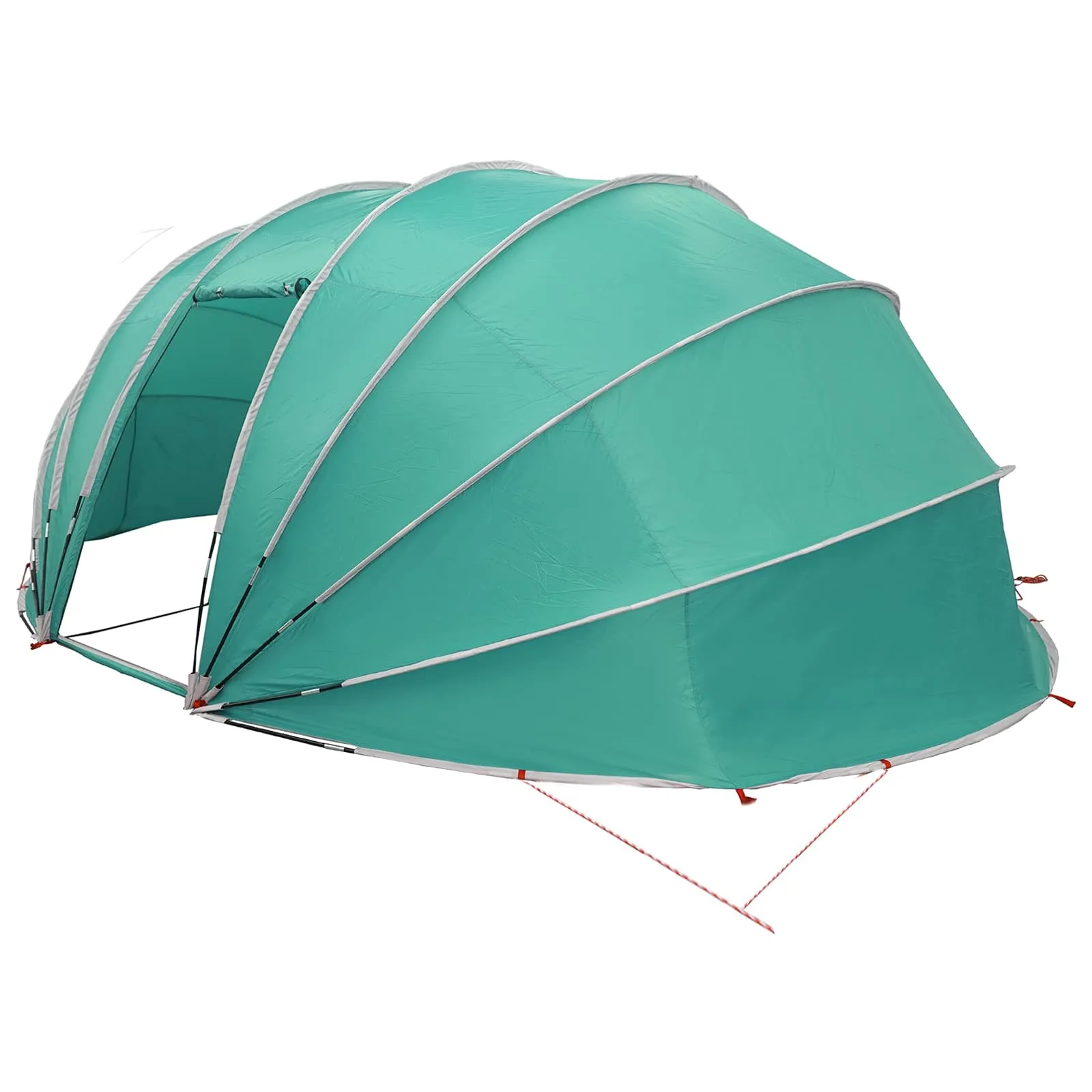 Modernes Poolzelt 538x440x204 cm Blau mit PU-beschichtetem Polyester