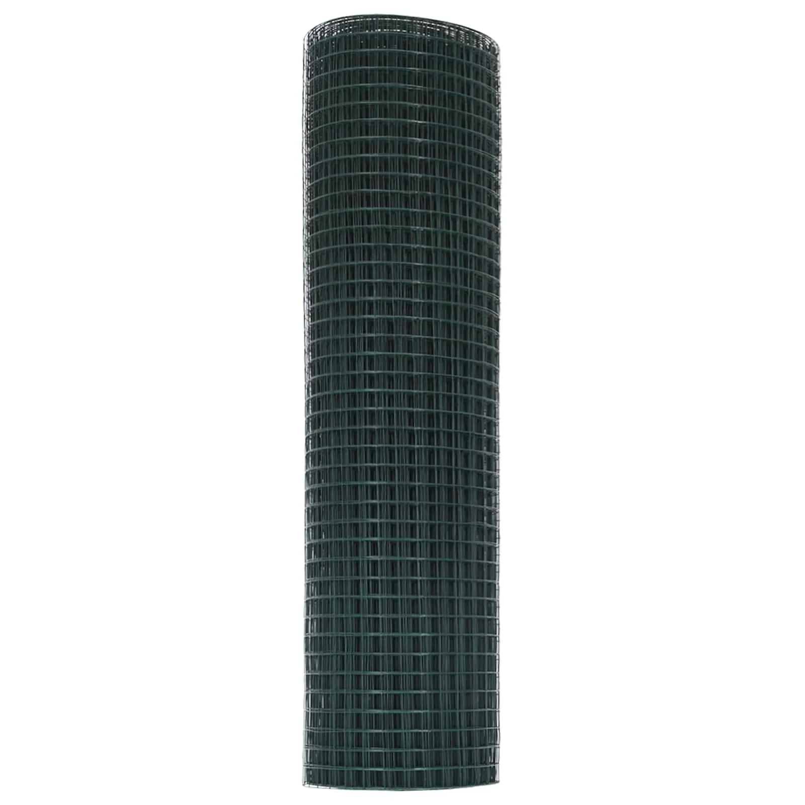 Geschweißter Drahtzaun Grün 2500 x 60 cm für Außenbereich