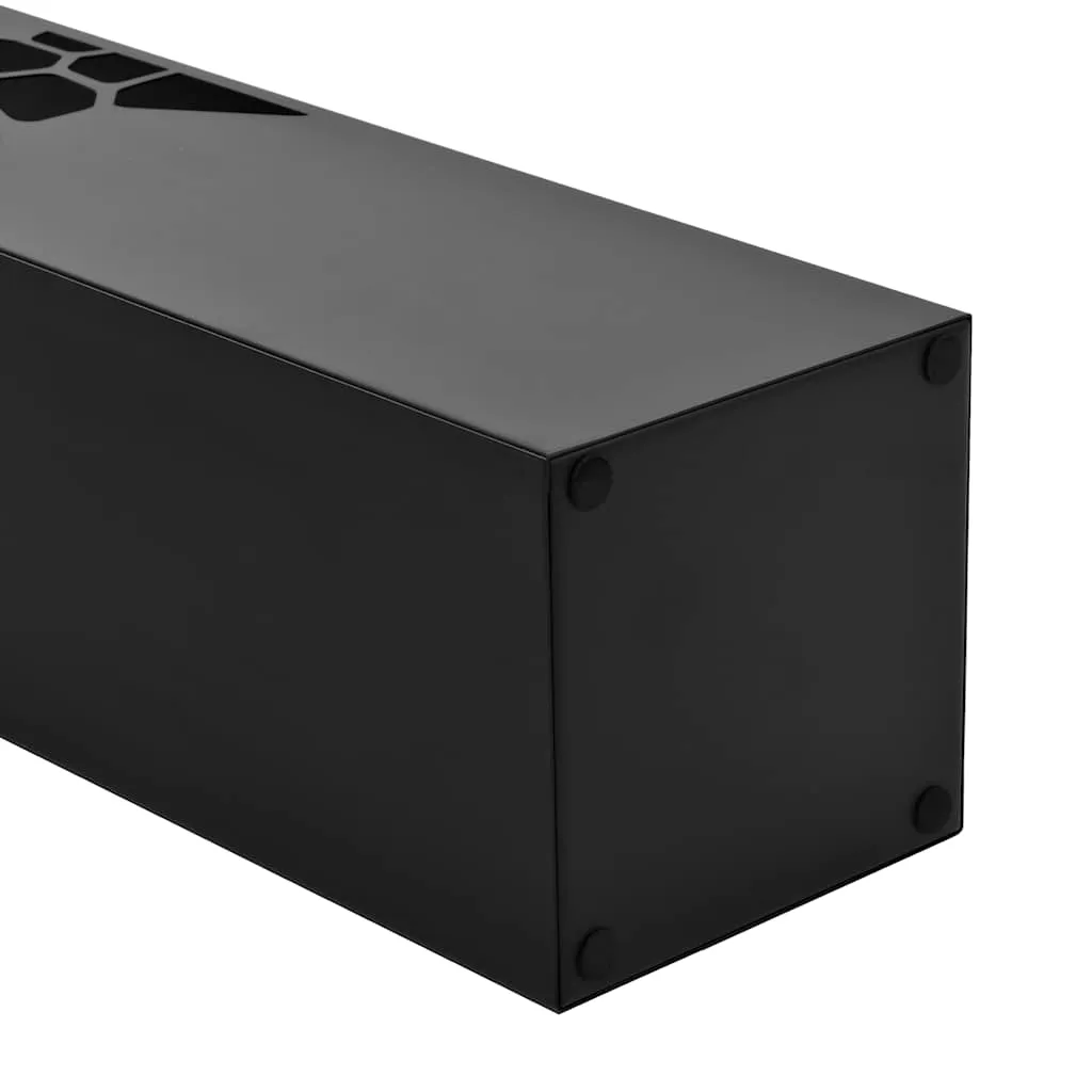Regenschirmständer Steinen-Design Stahl Schwarz