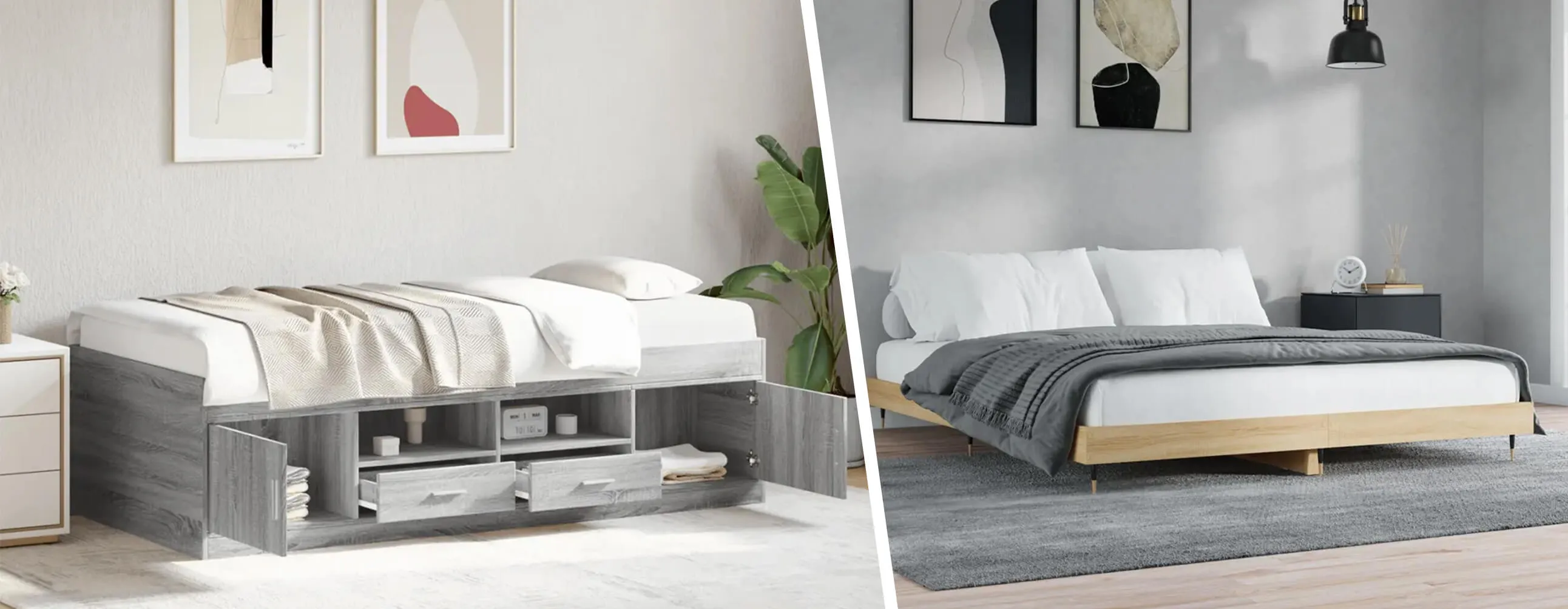 Bettgestelle aus Holzwerkstoff: Schöner schlafen zum kleinen Preis