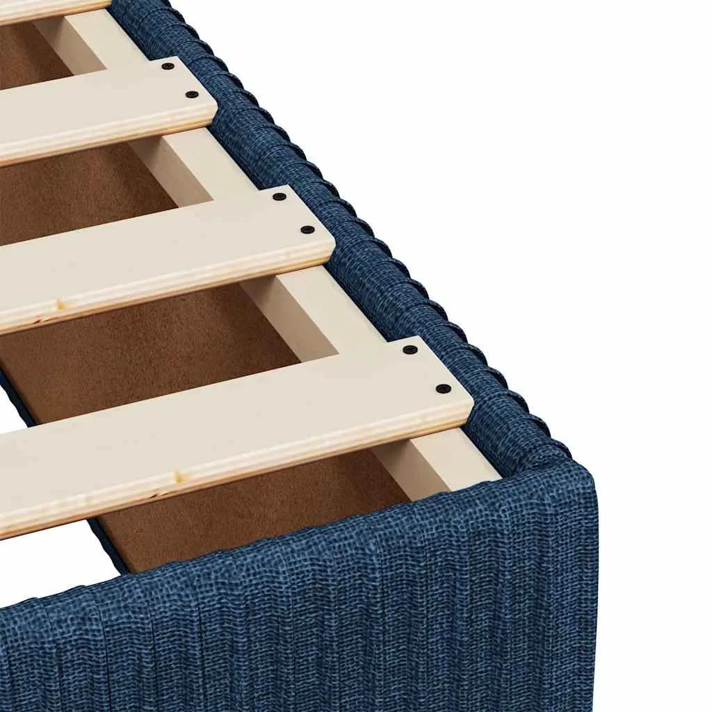 Boxspringbett Taschenfederkernmatratze 140x200 cm Blau
