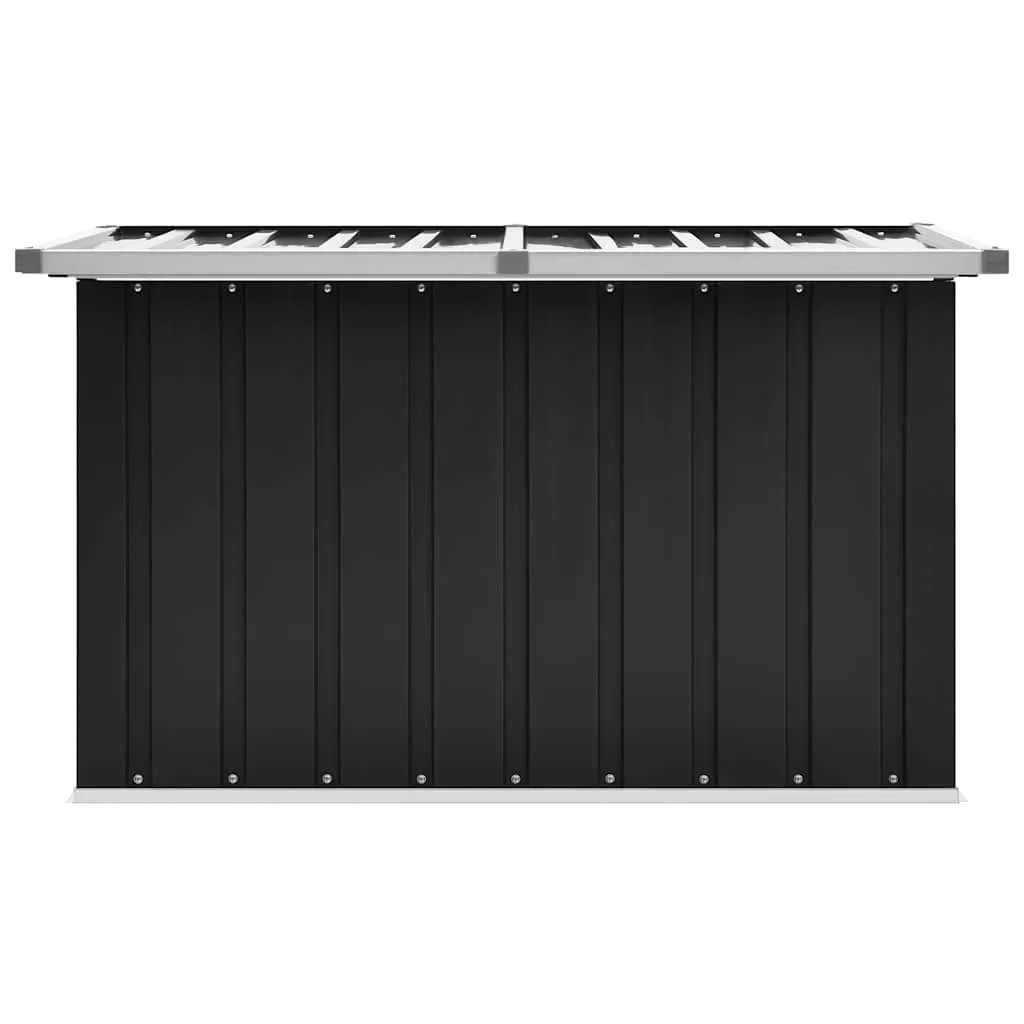 Aufbewahrungsbox Anthrazit 109x67x65 cm aus verzinktem Stahl