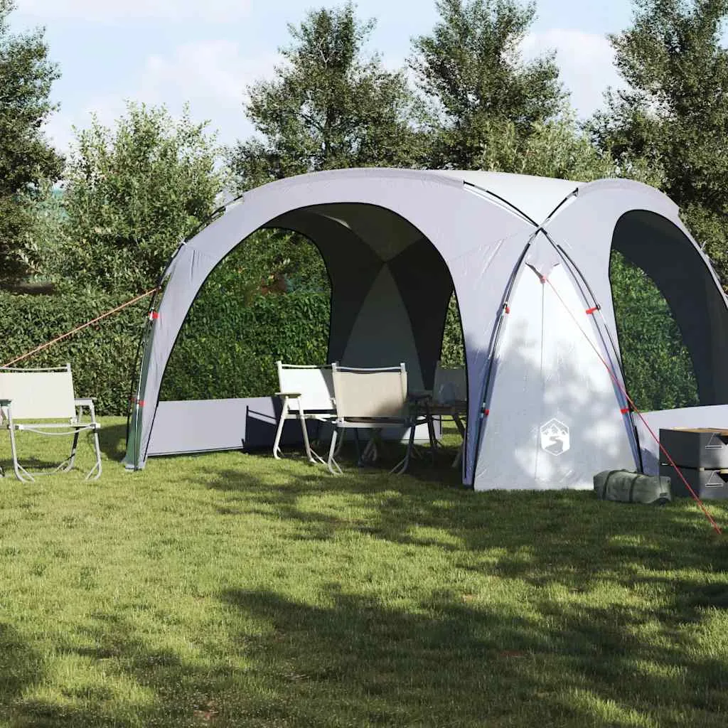 Wasserdichtes Partyzelt 455x455x240 cm in Weiß und Grau