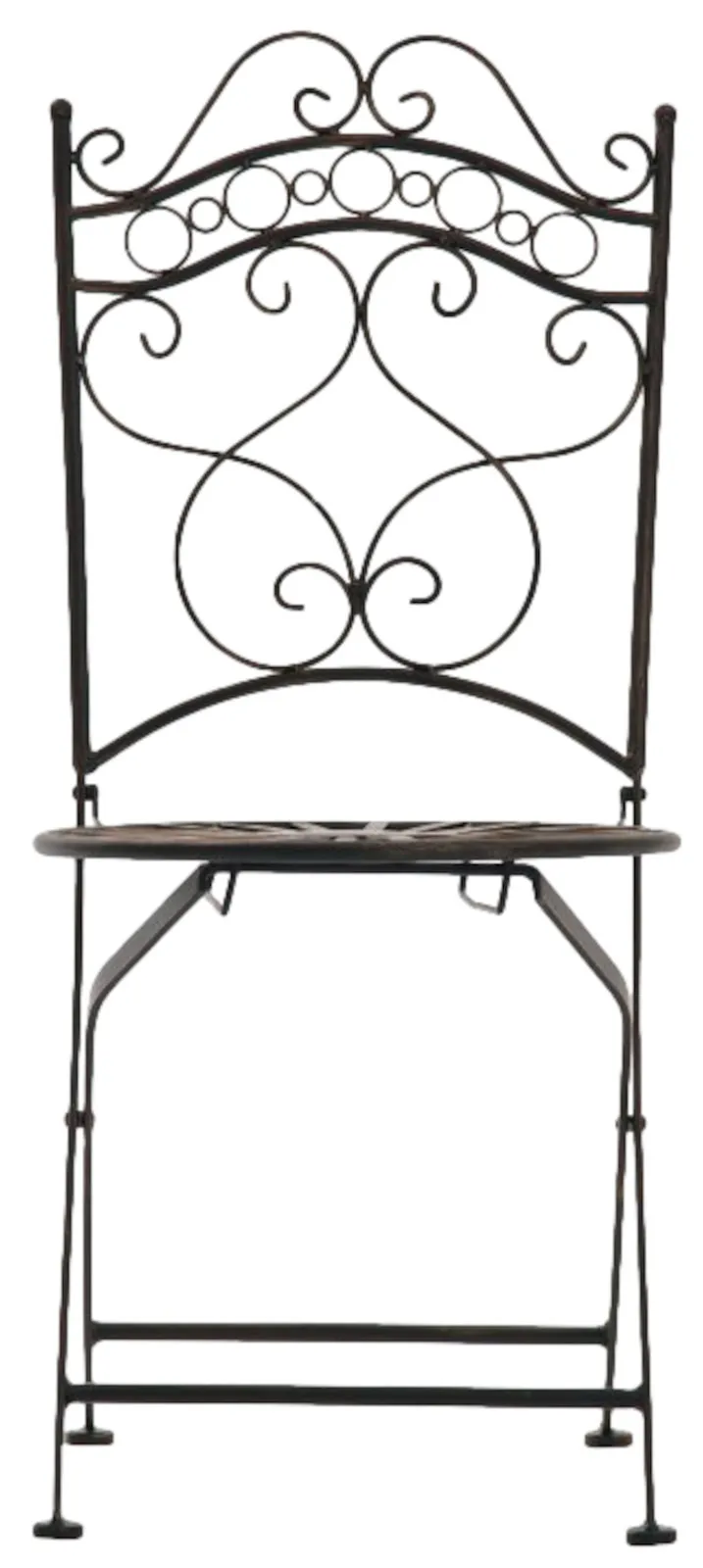 2er Set Stühle Indra 92x40x50 cm Bronze