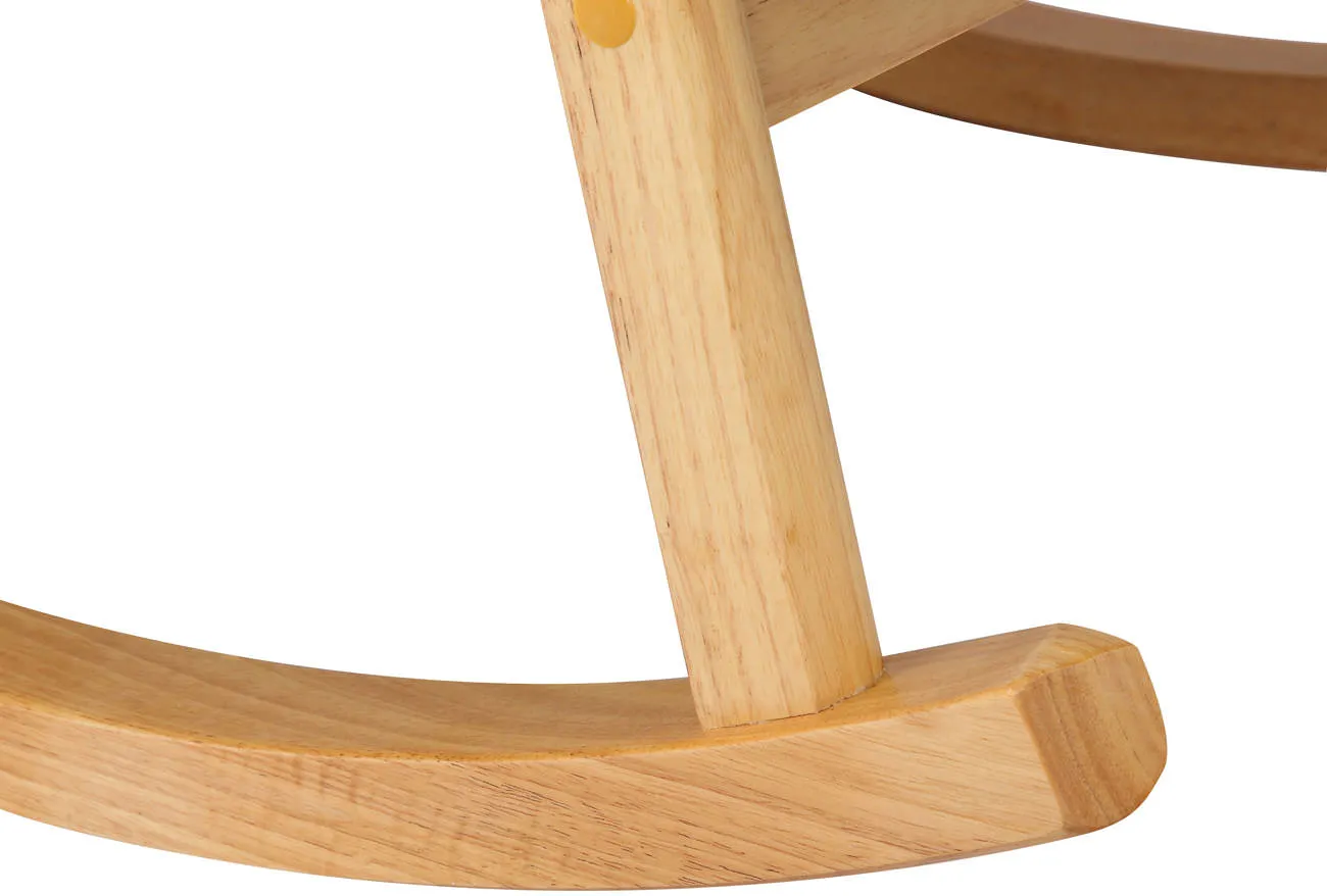 Schaukelstuhl Morelia 82x67x92 cm braun
