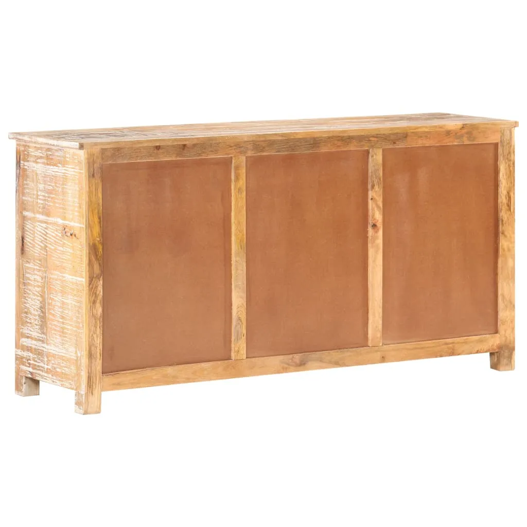 Sideboard 151x40x75 cm Raues Akazienholz