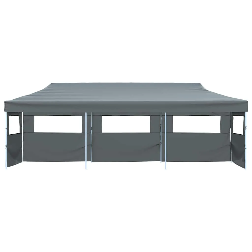Faltbares Partyzelt Anthrazit 870x291x315 cm mit UV- und Wasserbeständigem Dach