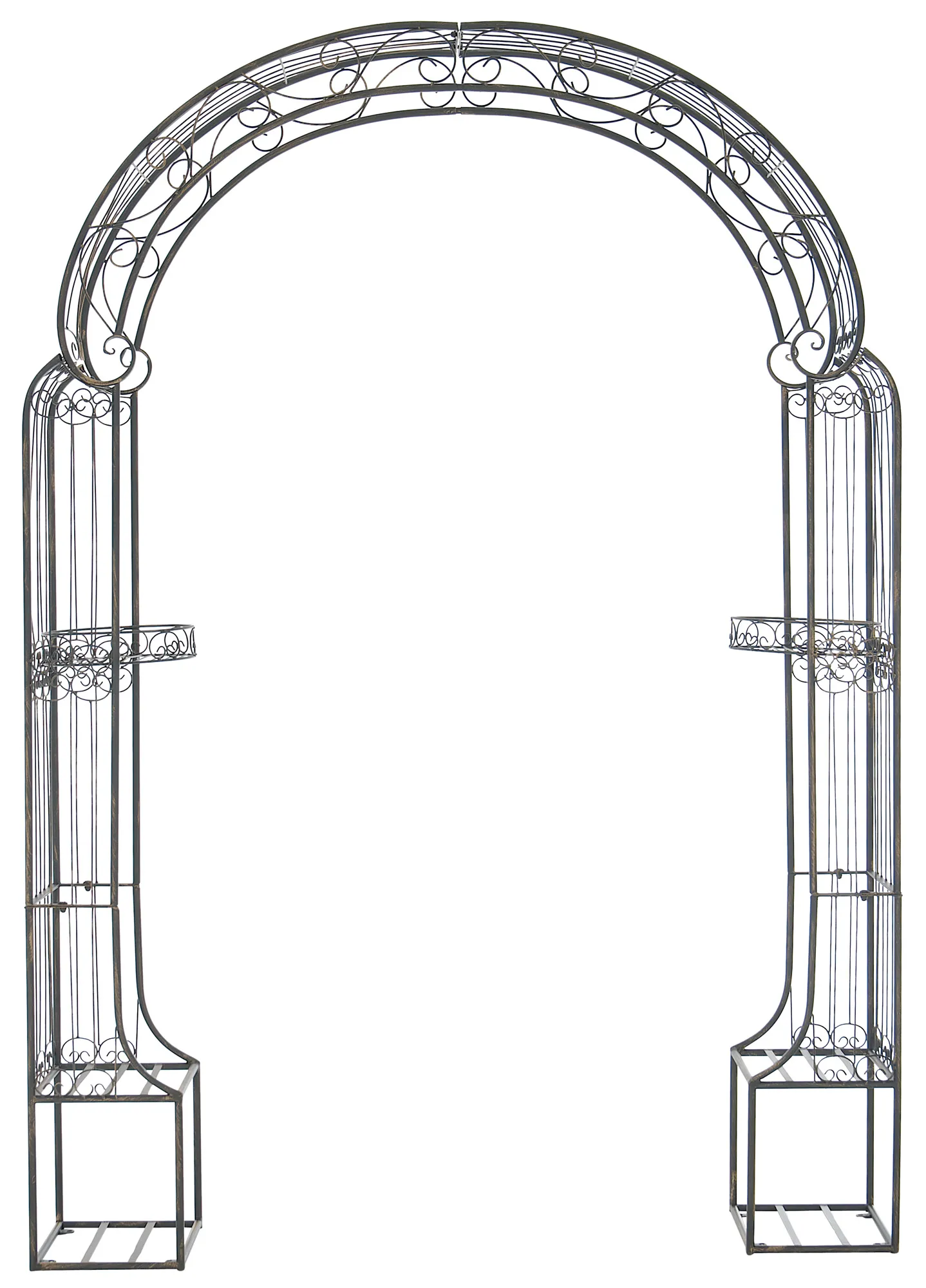 Rosenbogen Alessia 239,5x163x34 cm Bronze