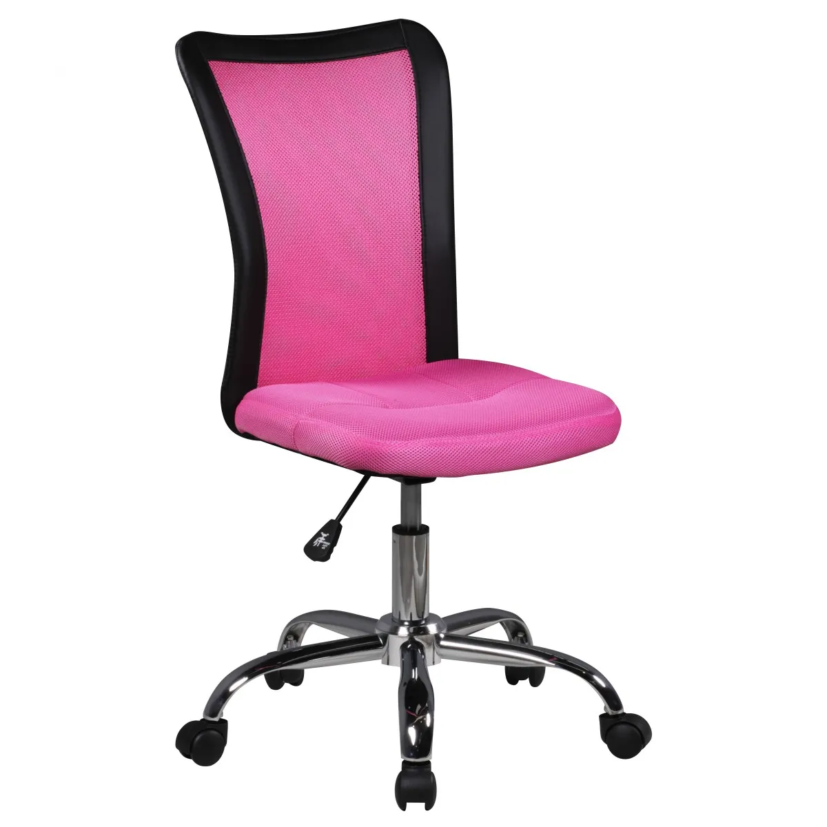 tinkaro Kinder-Schreibtischstuhl SYNKE Kunstleder/Textil Kinder-Drehstuhl Schwarz/Pink tinkaro Kinder-Schreibtischstuhl SYNKE Kunstleder/Textil Kinder-Drehstuhl Schwarz/Pink