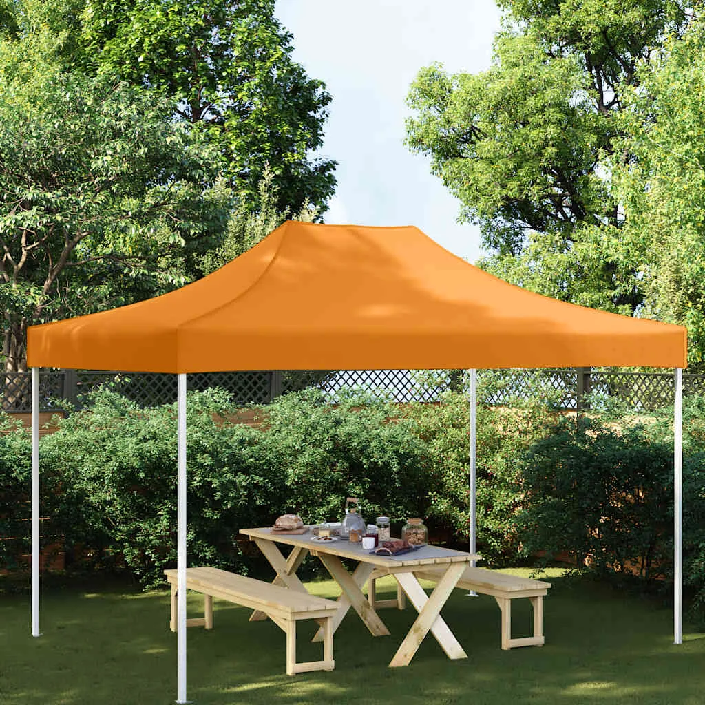 Partyzeltdach Orange 4,3 x 2,9 x 1 m - UV- und wasserbeständig