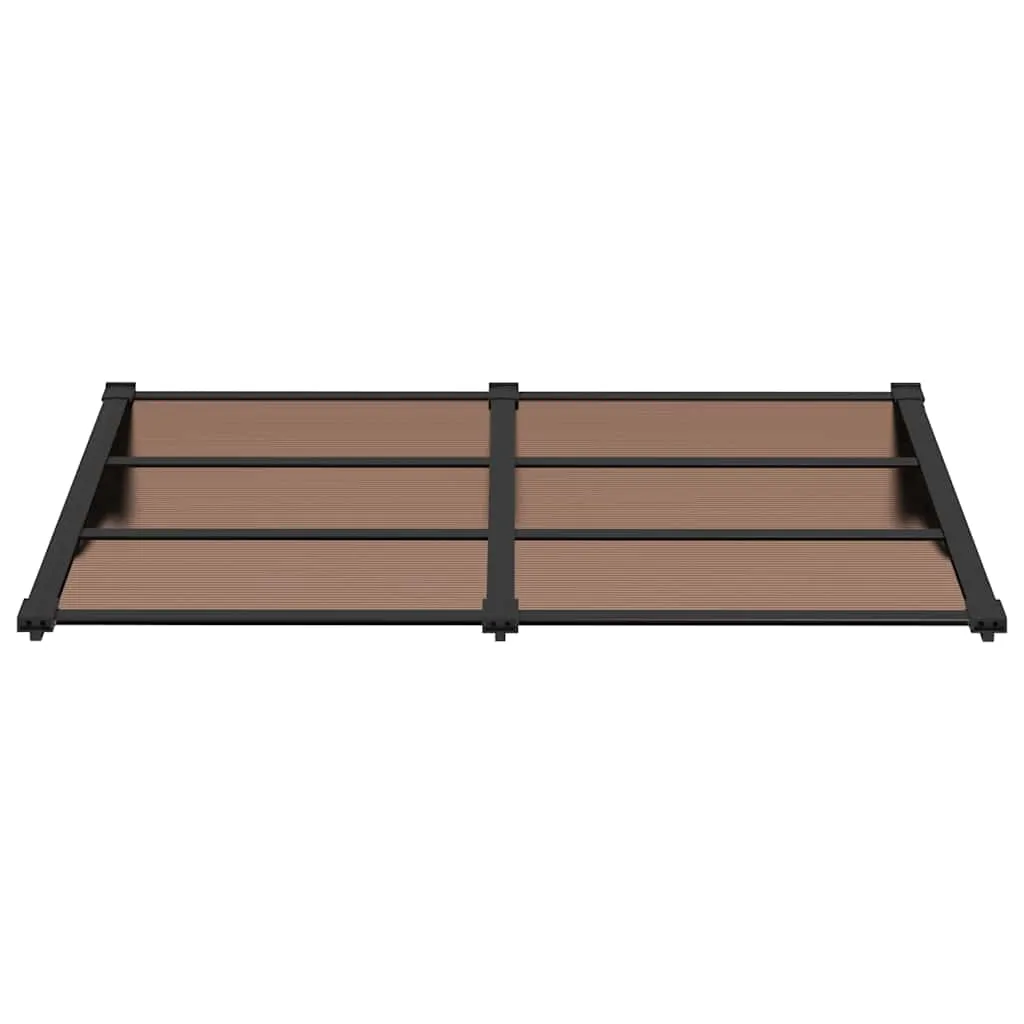 Türvordach Schwarz 152,5 x 90 x 27,5 cm - Wetterfest und Stabil