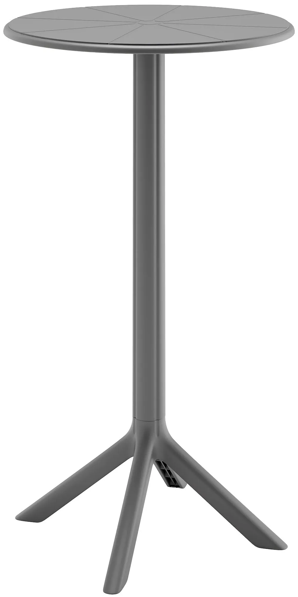 Stehtisch Tomas 60x107 cm dunkelgrau
