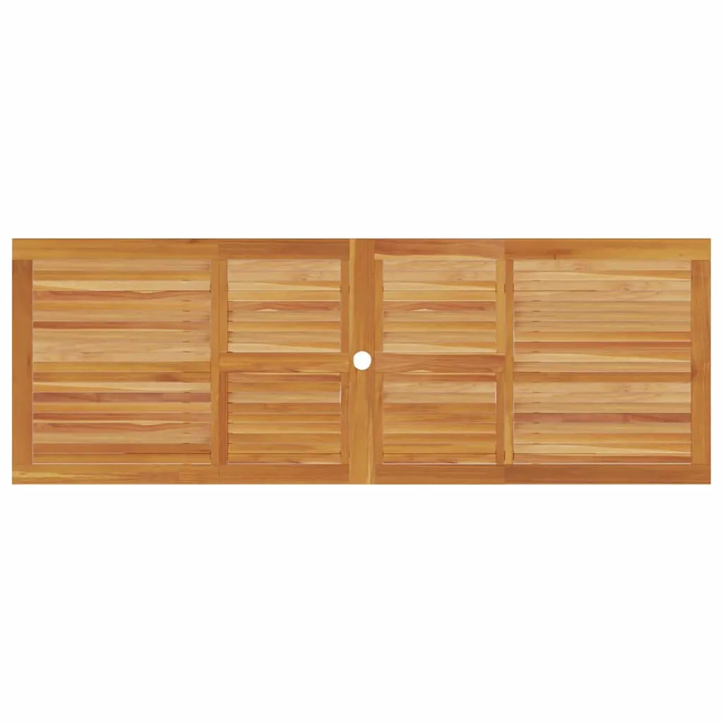 Rustikales Garten-Ess-Set Echtholz 240x100x75 cm Braun