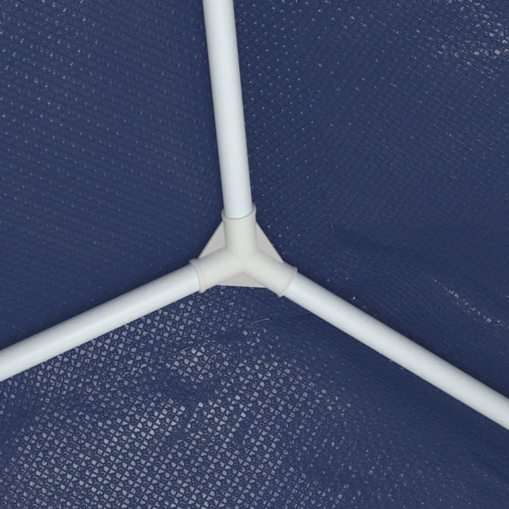 Partyzelt 6 x 4 x 2,7 m Blau – UV- und wasserbeständig