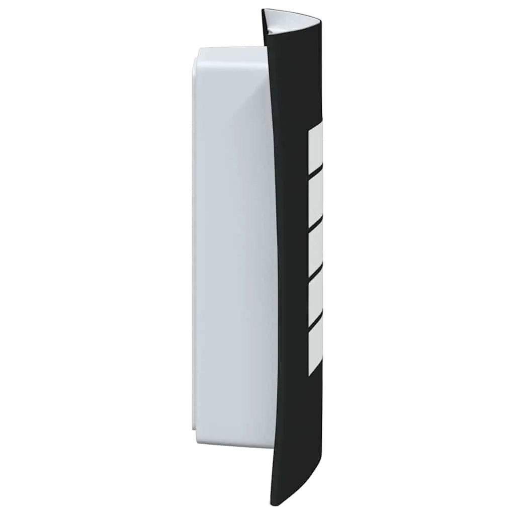 Moderne Außenwandleuchte 23,5 x 9 x 26 cm in Schwarz